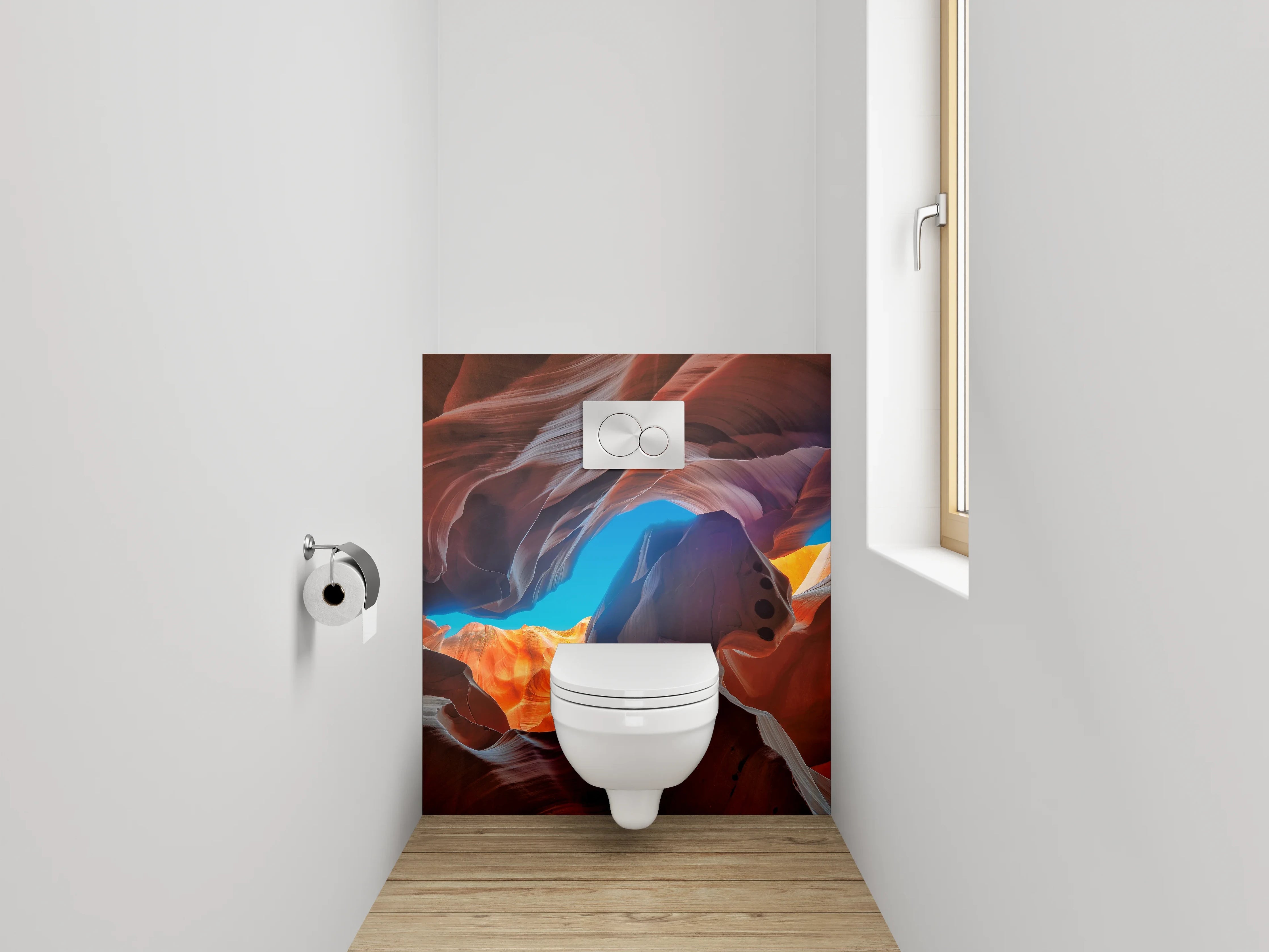 WC-Rückwand - Antelope Canyon Farbenspiel Kunst