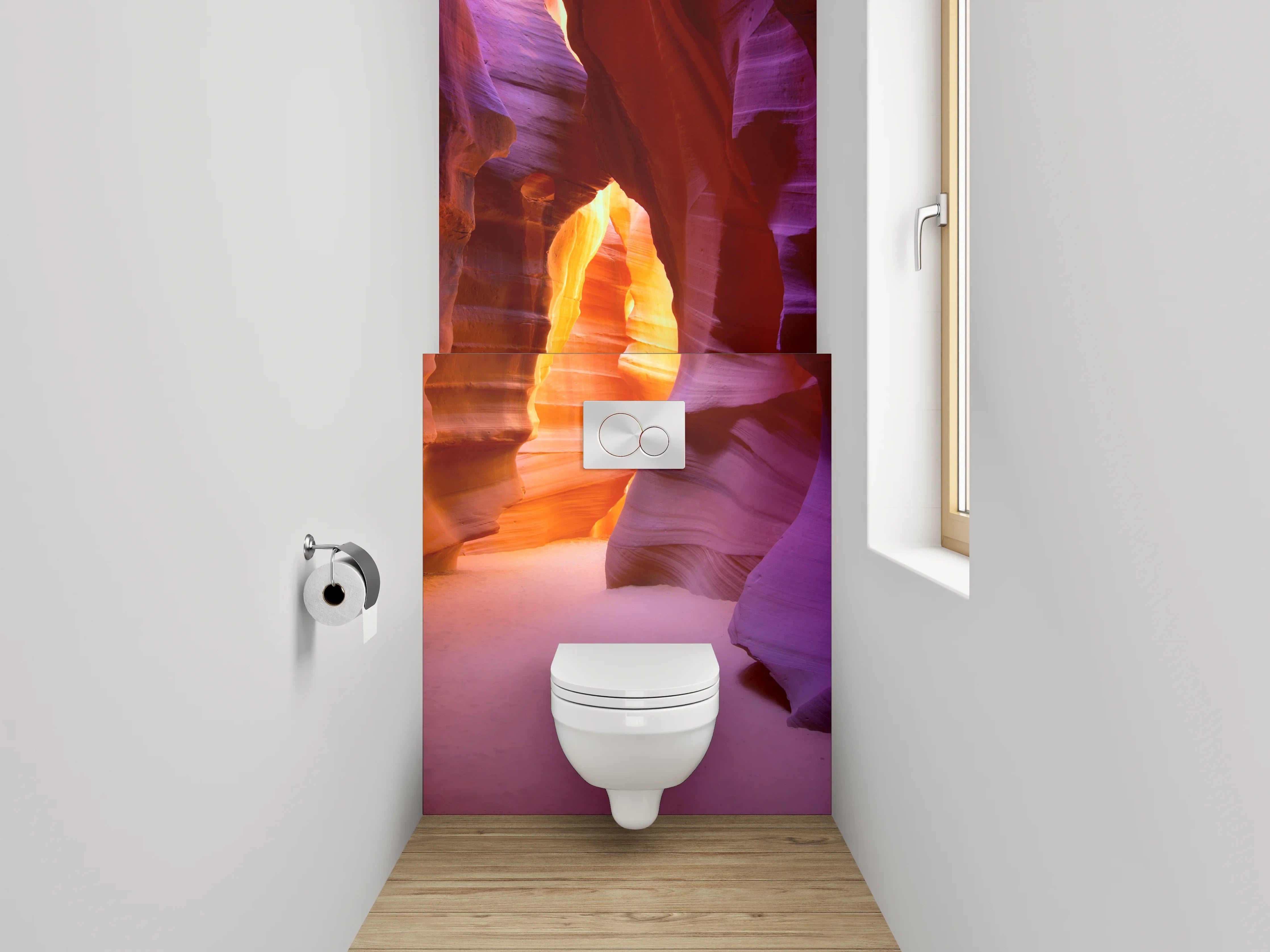 WC-Rückwand - Antelope Canyon Lichtspektakel Naturfoto