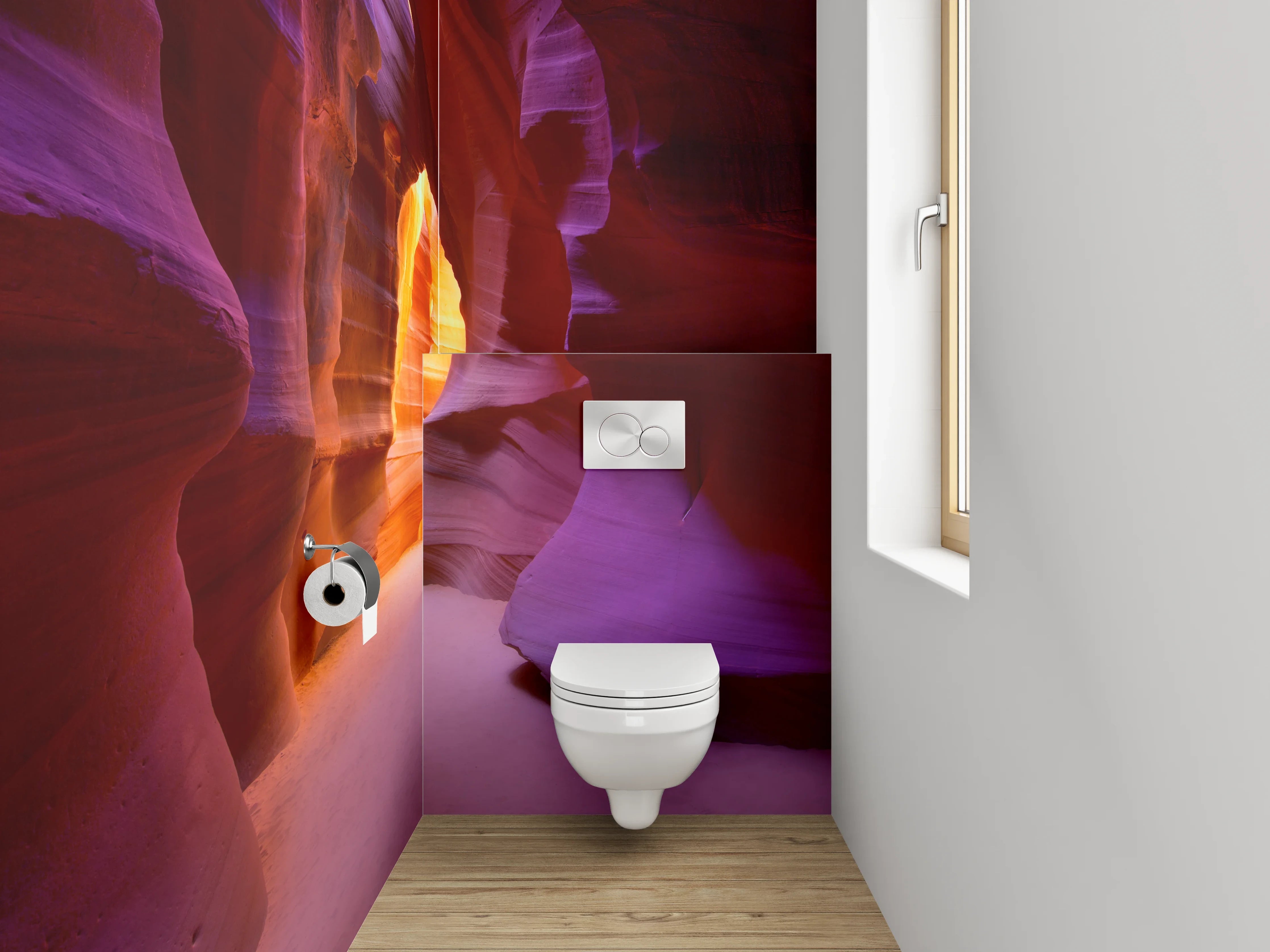 WC-Rückwand - Antelope Canyon Lichtspektakel Naturfoto