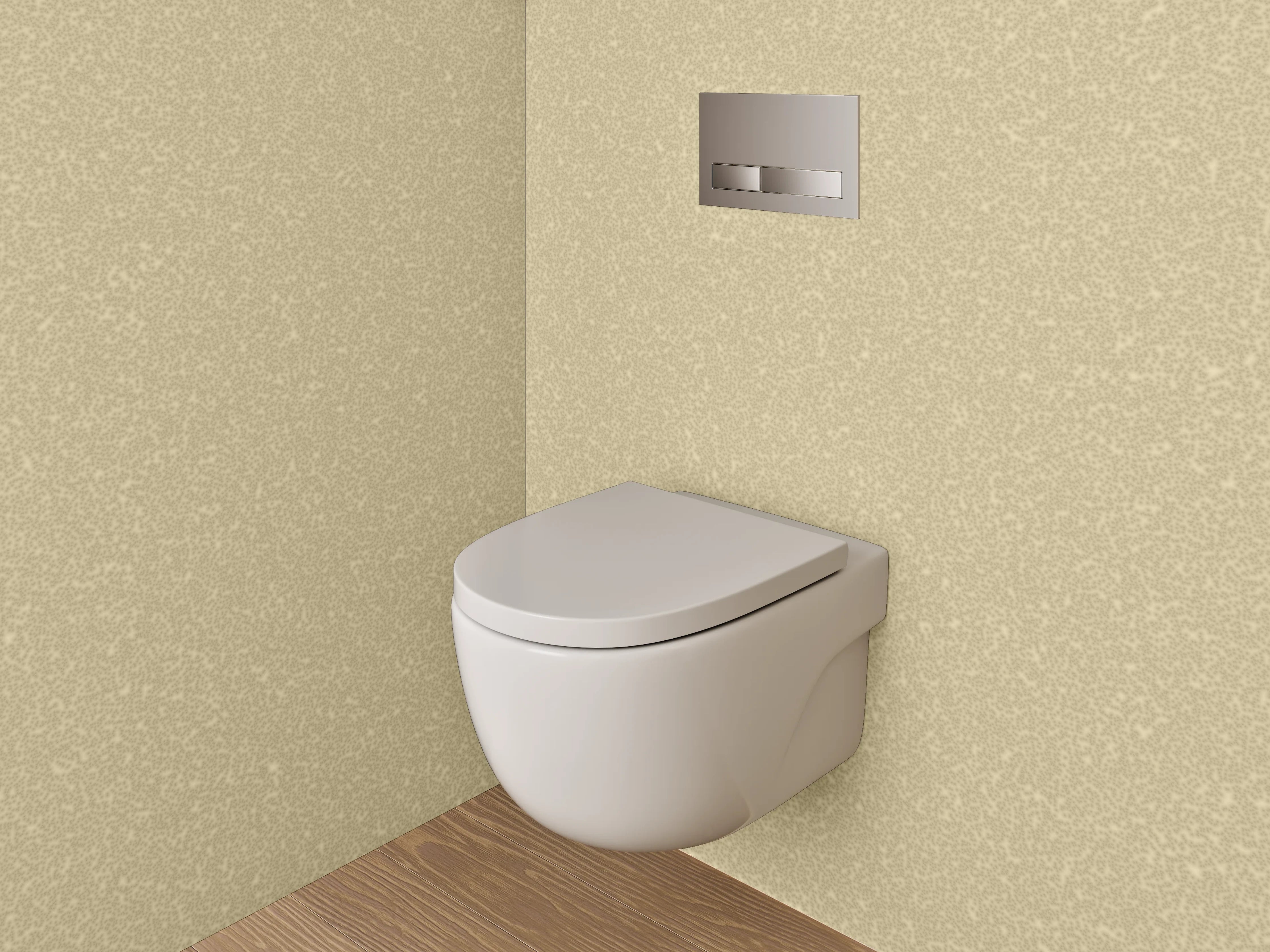 WC-Rückwand - Beige-Goldene Glitter-Textur