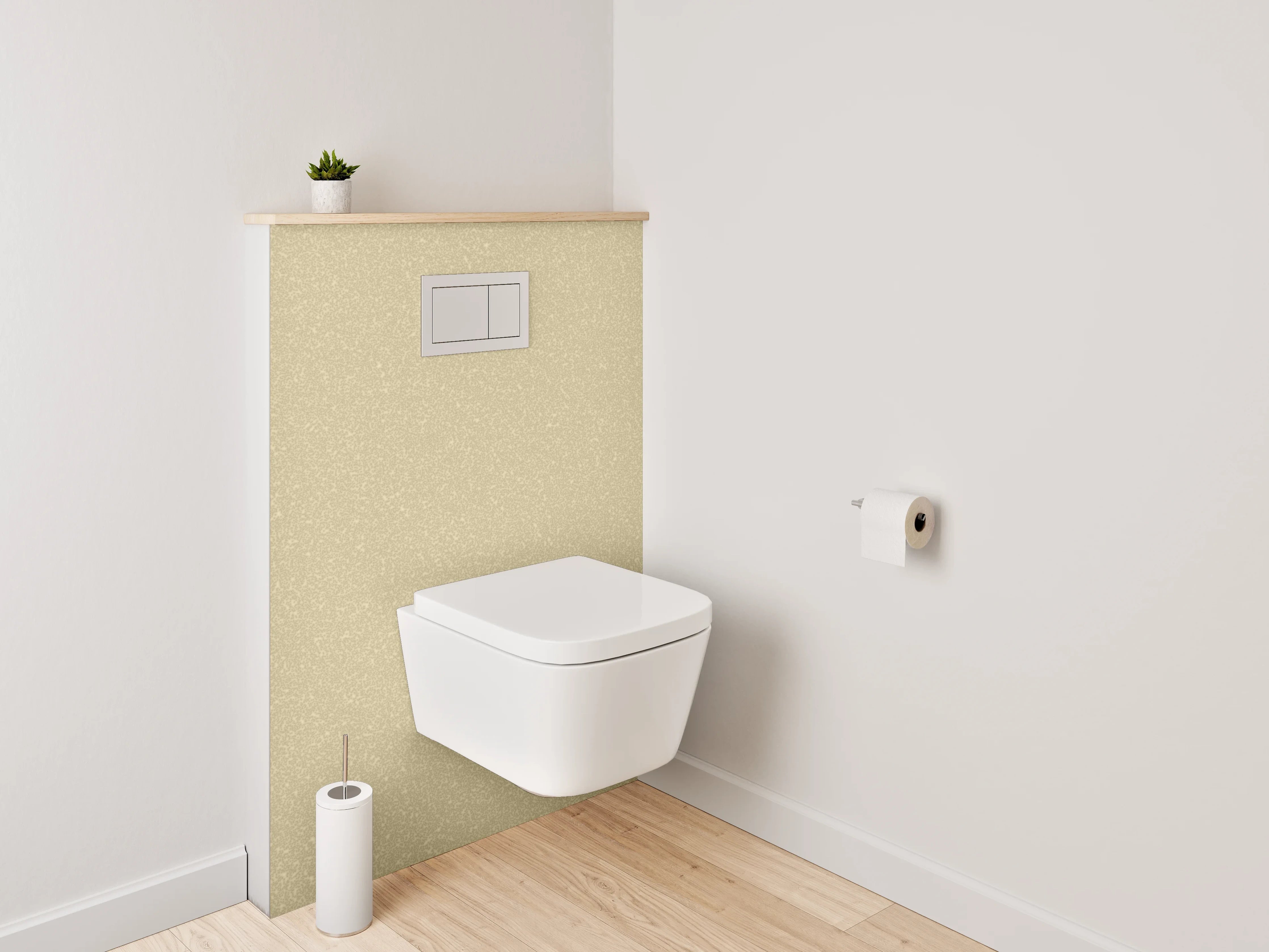 WC-Rückwand - Beige-Goldene Glitter-Textur