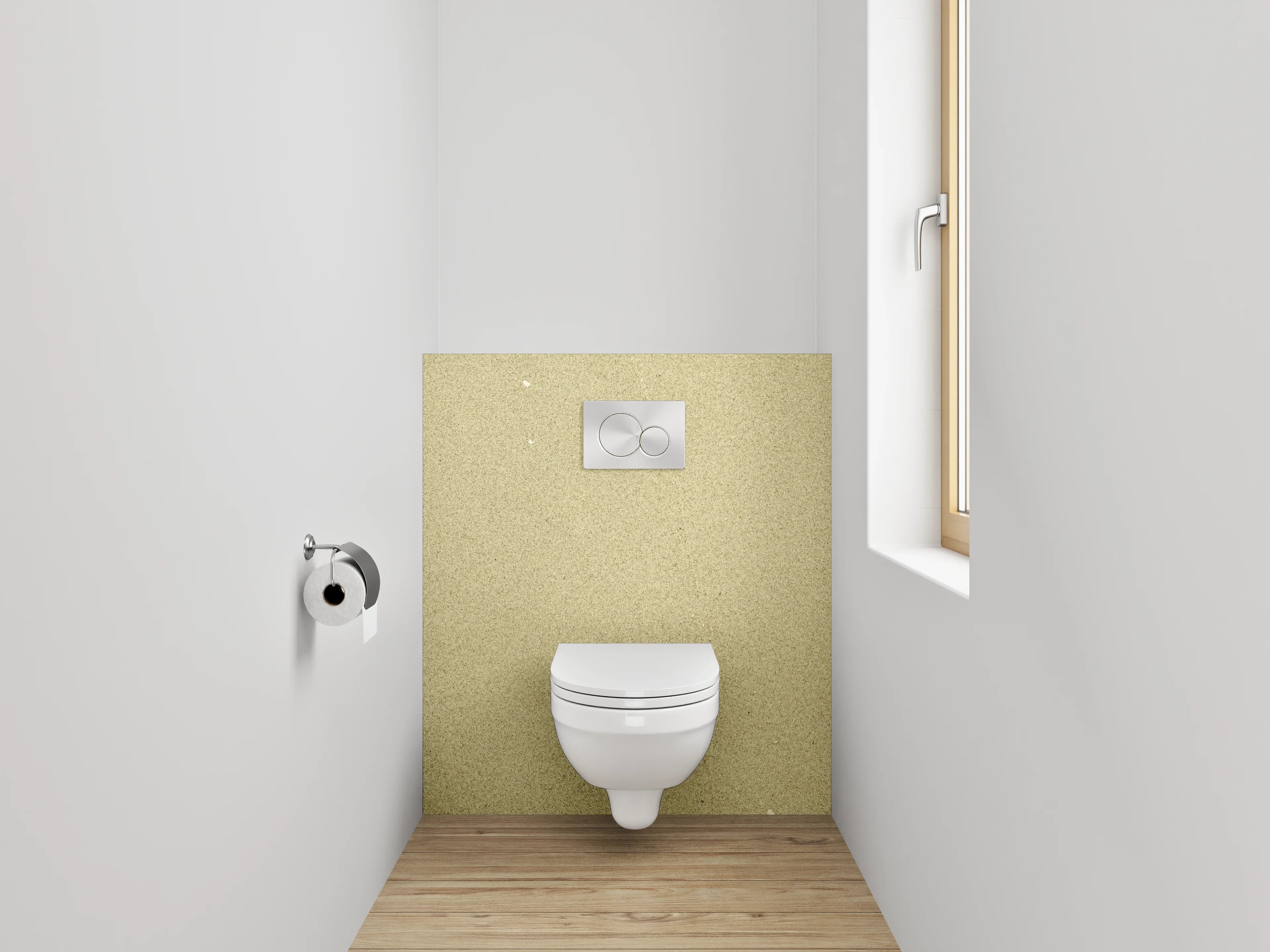WC-Rückwand - Beige Vintage Strukturoptik