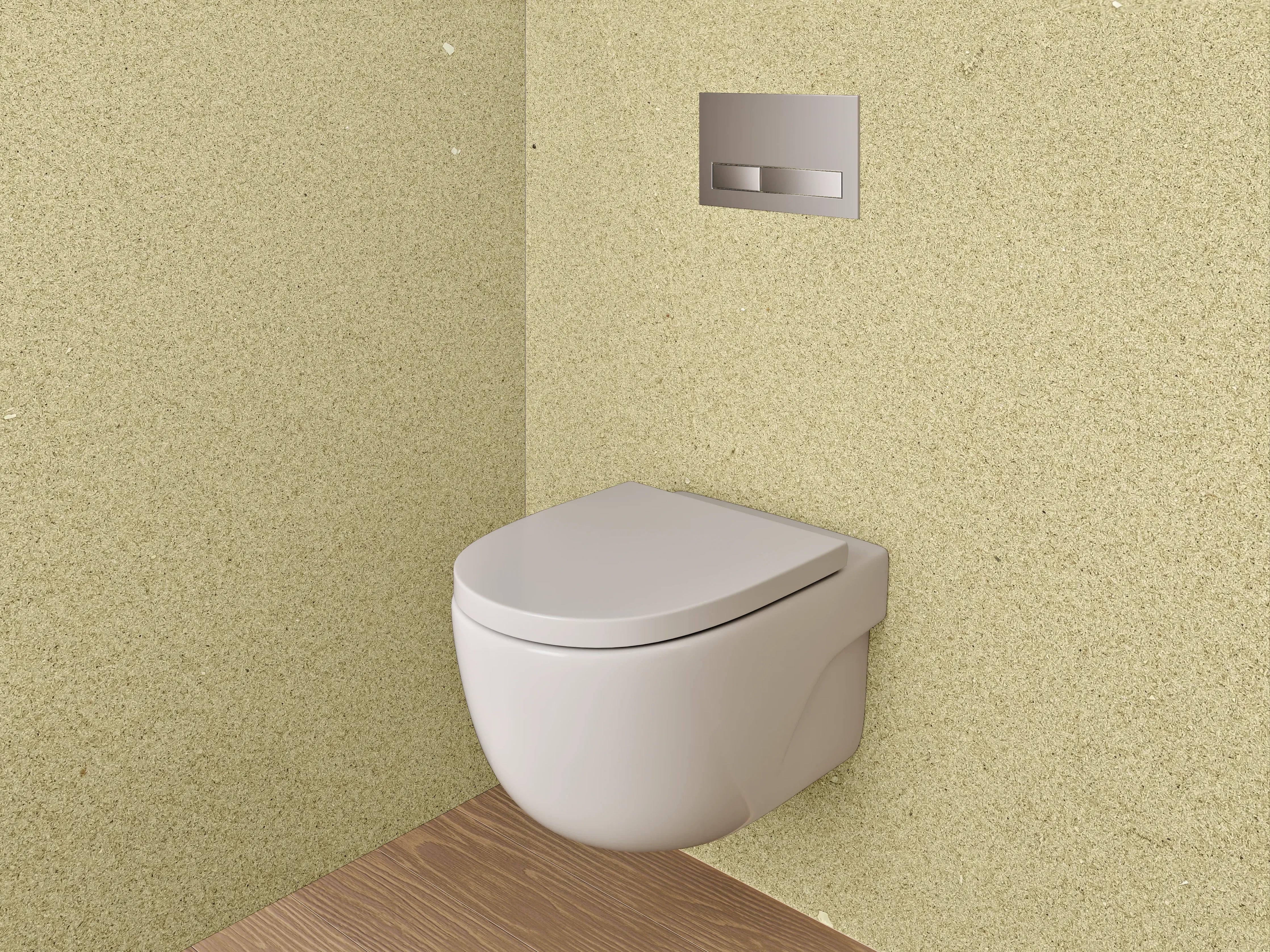 WC-Rückwand - Beige Vintage Strukturoptik