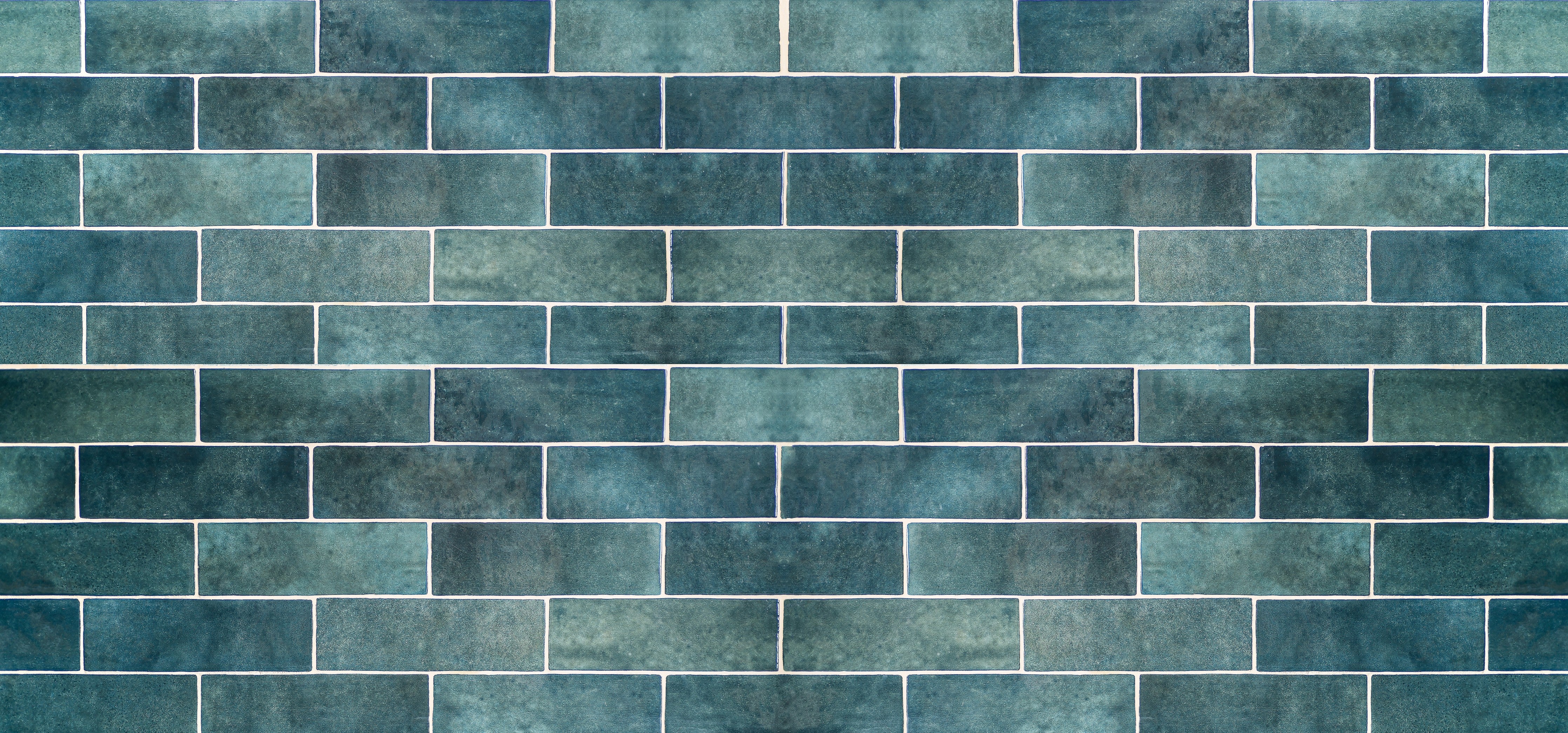 WC-Rückwand-Blaue Fliesenwand Retro-Design