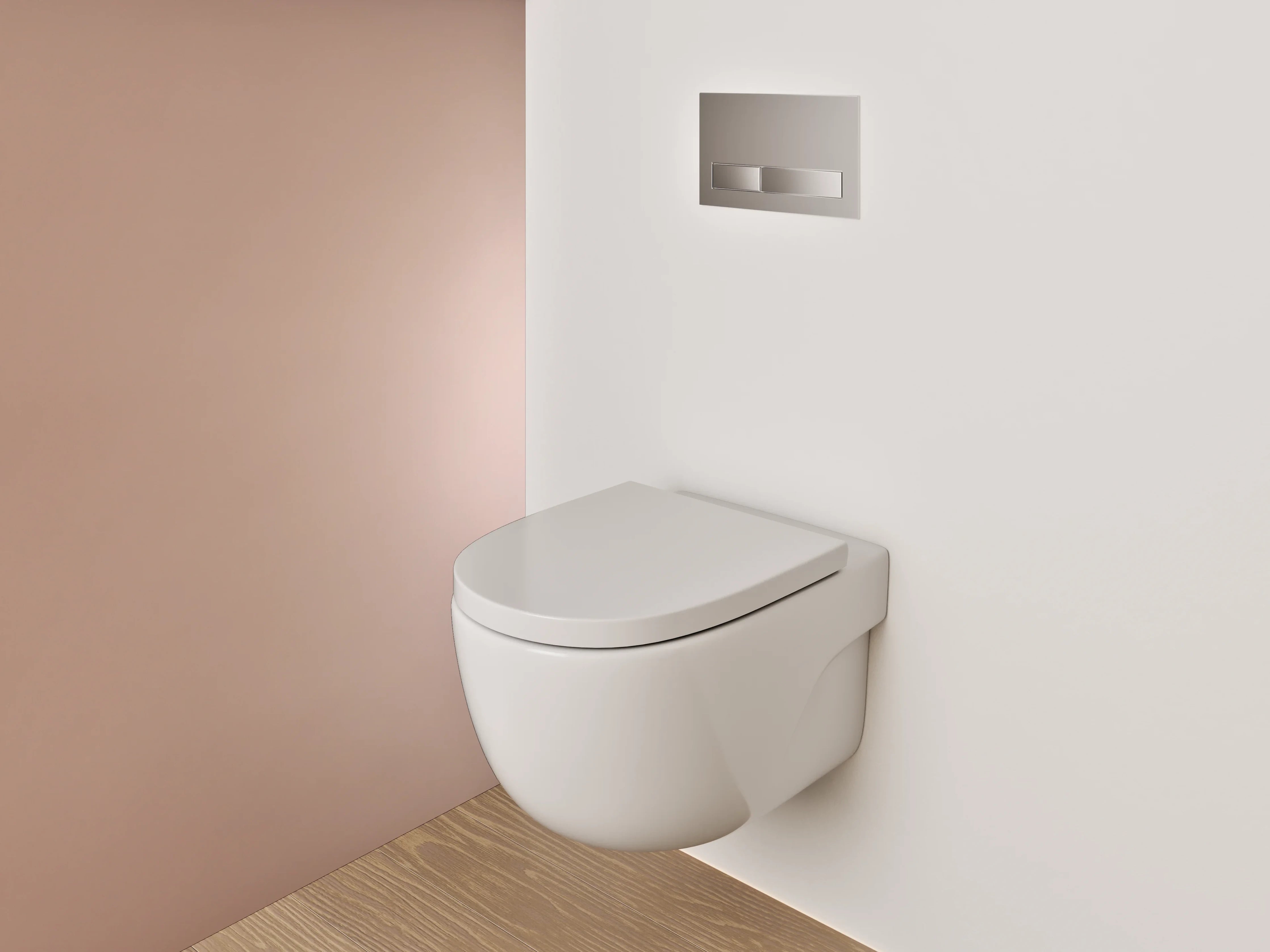 WC-Rückwand - Braune Oberfläche mit sanften Farbverläufen