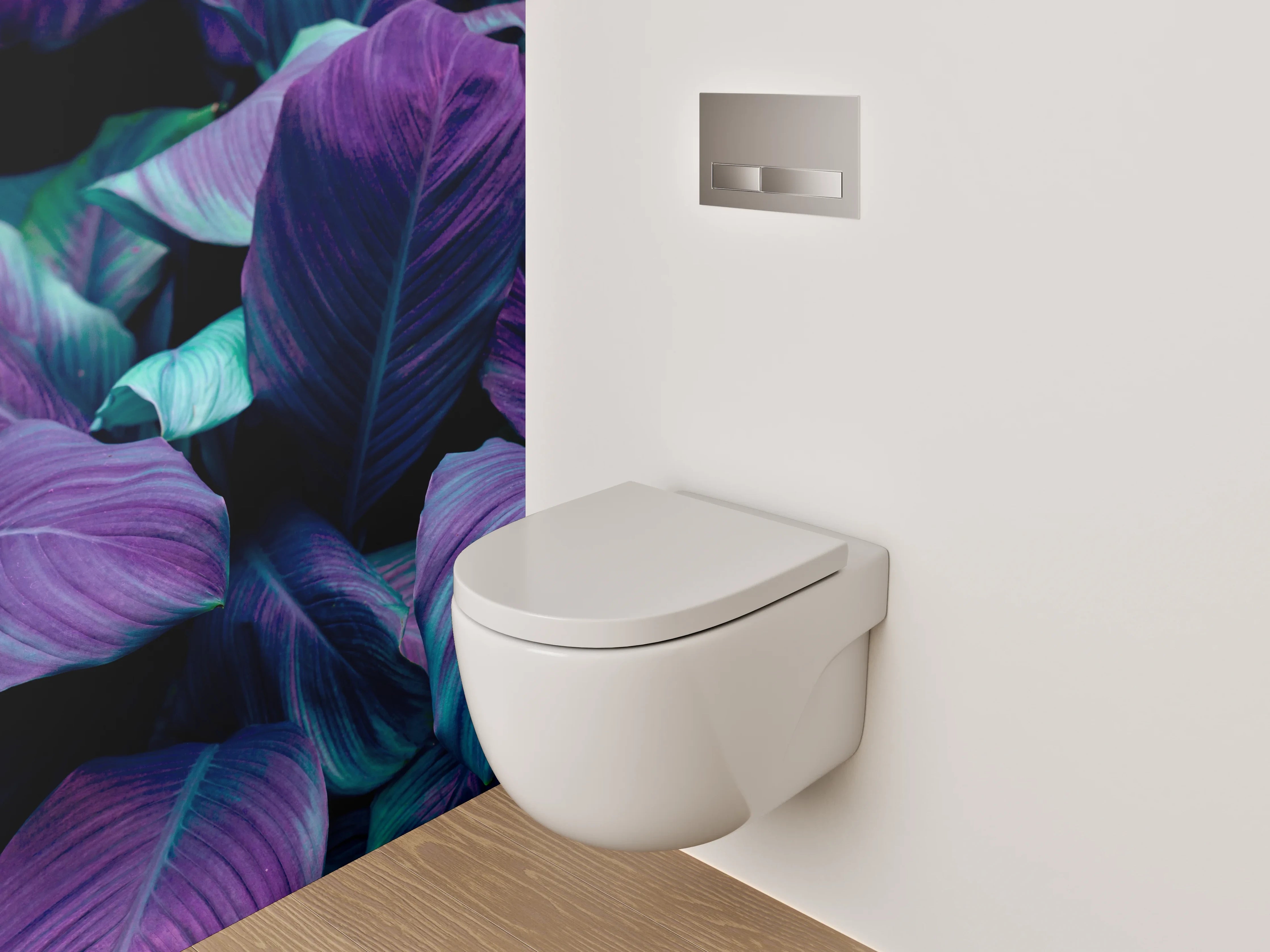 WC-Rückwand - Bunte Blätterpracht Natur Wanddeko