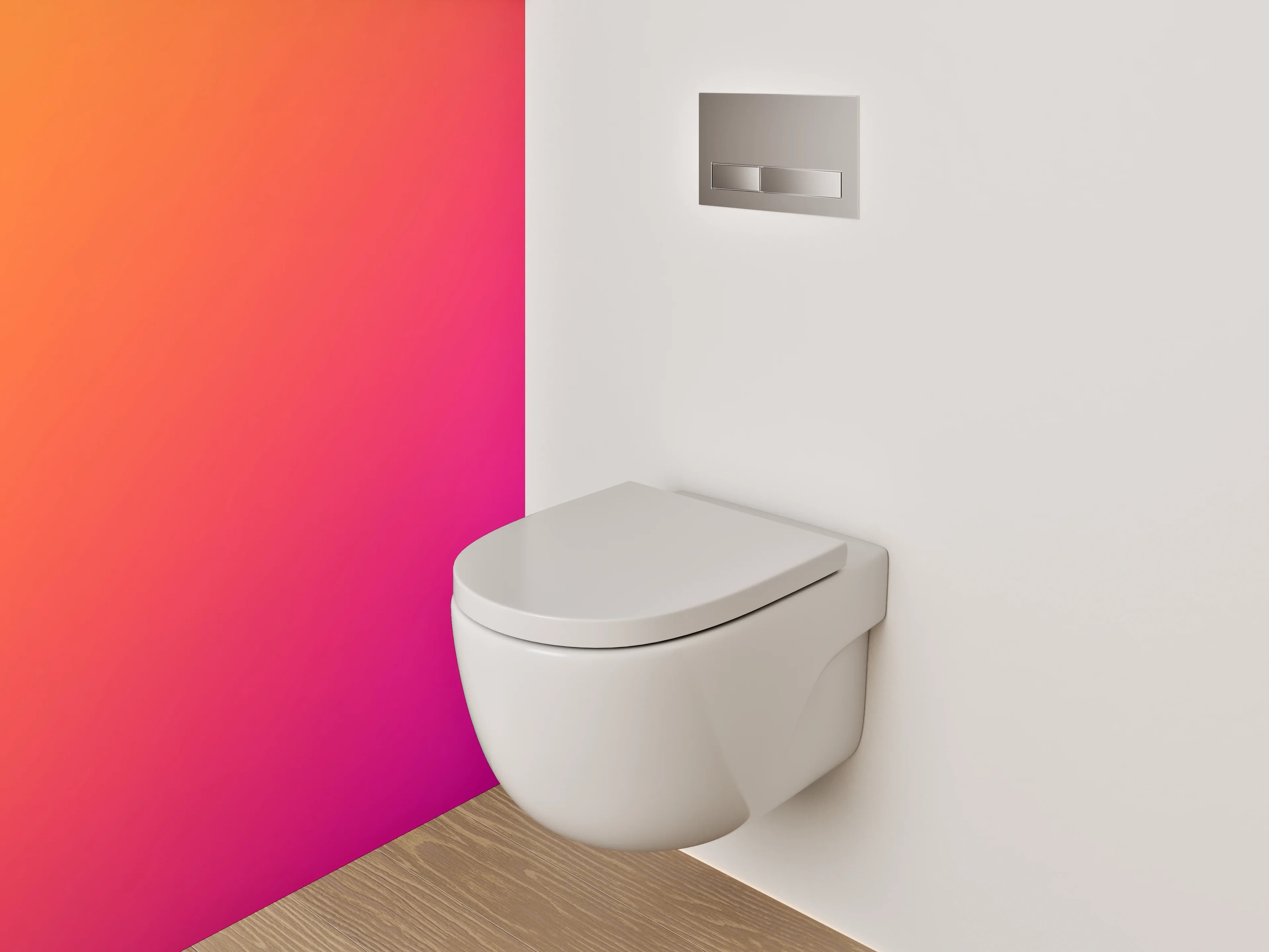 WC-Rückwand - Bunte Farbverlaufs-Textur