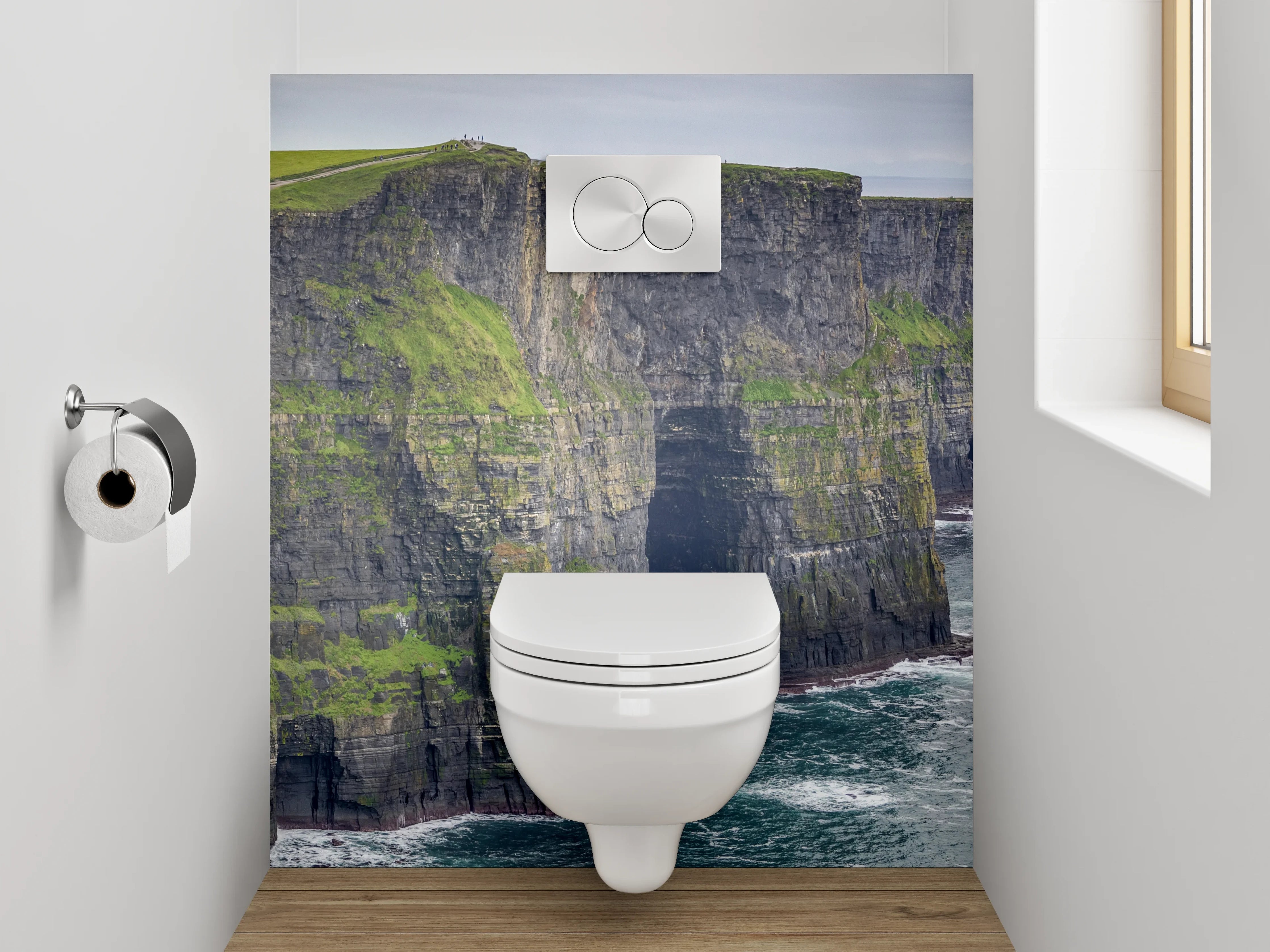 WC-Rückwand - Cliffs of Moher Naturkulisse Panoramabild