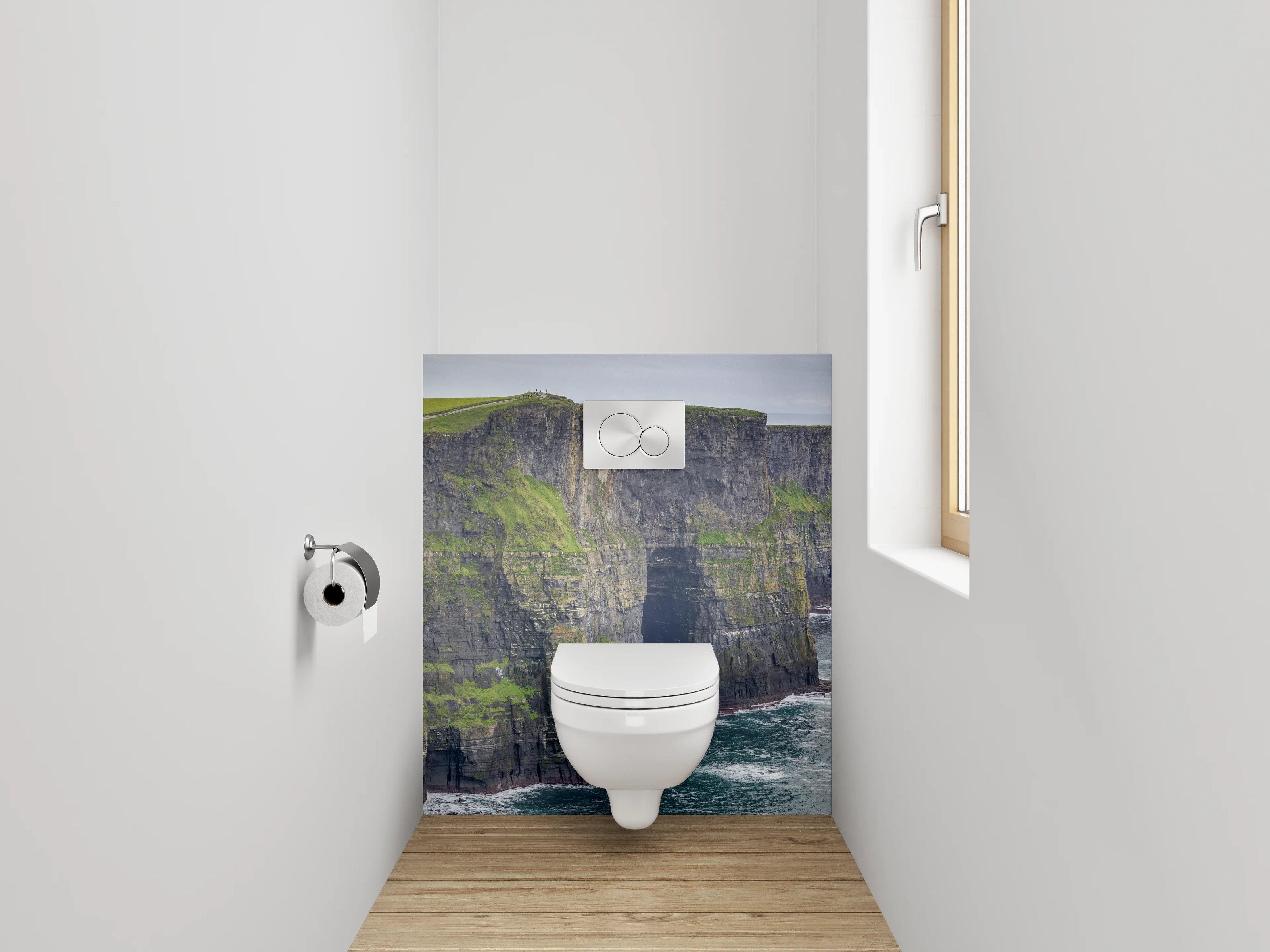 WC-Rückwand - Cliffs of Moher Naturkulisse Panoramabild