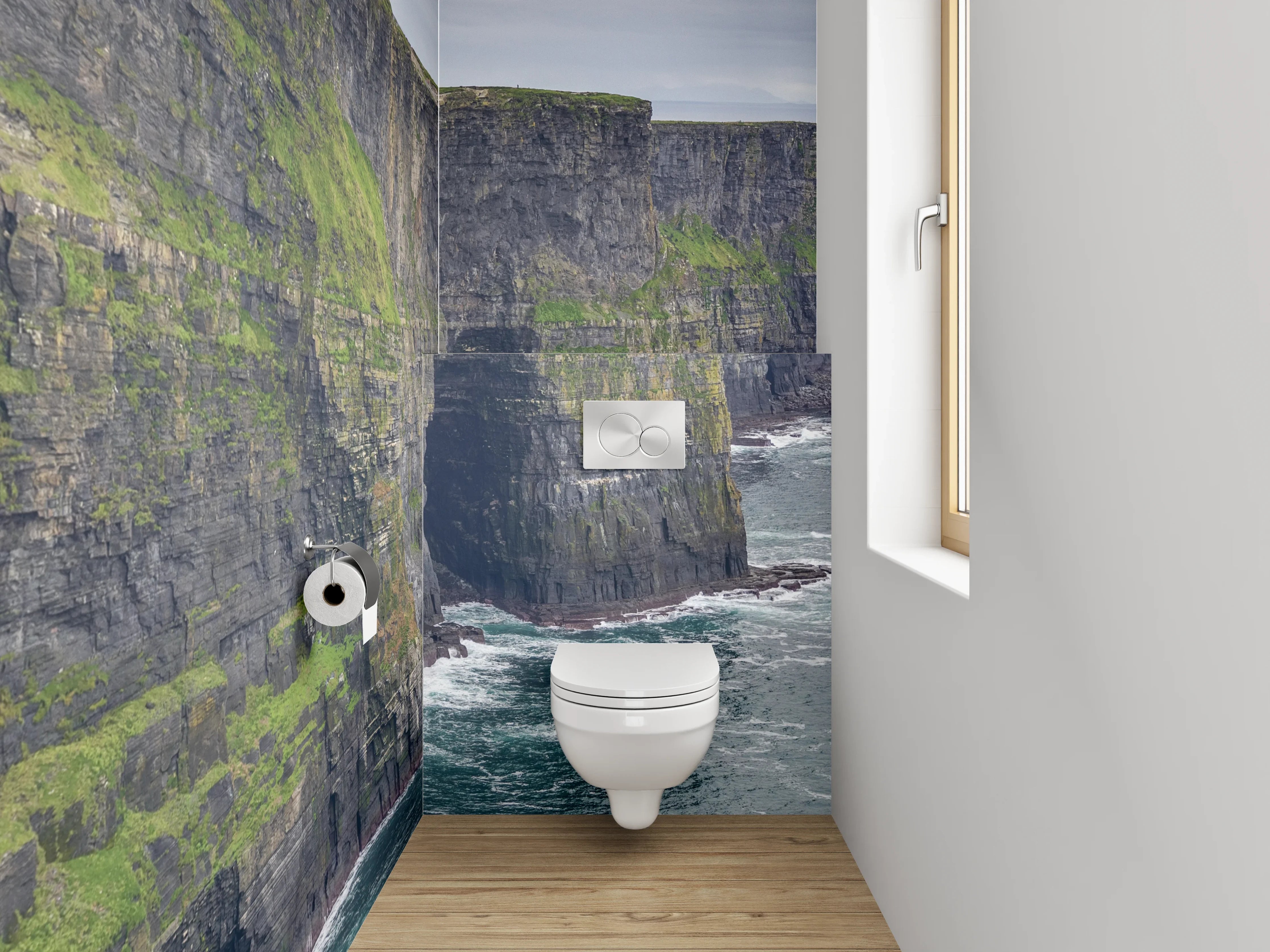 WC-Rückwand - Cliffs of Moher Naturkulisse Panoramabild