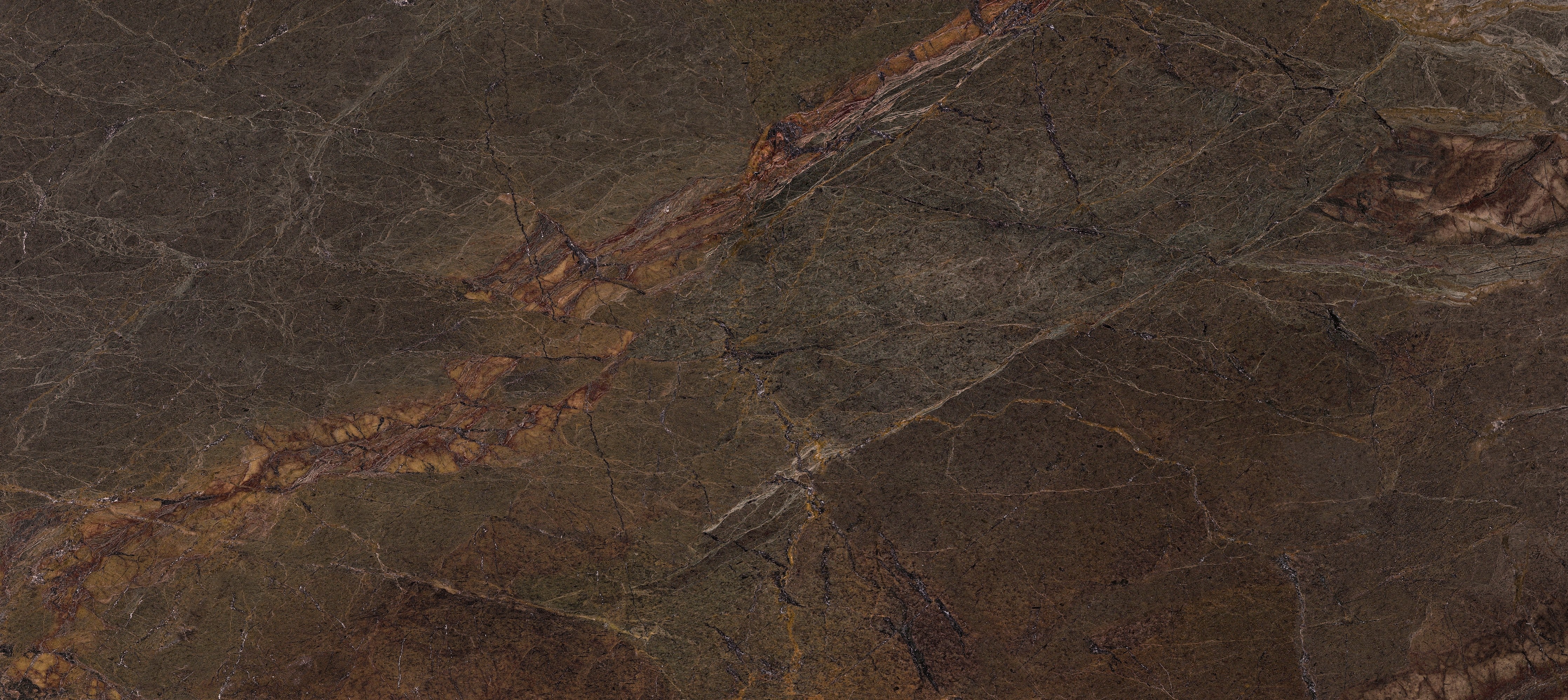 WC-Rückwand-Edler brauner Naturstein-Look