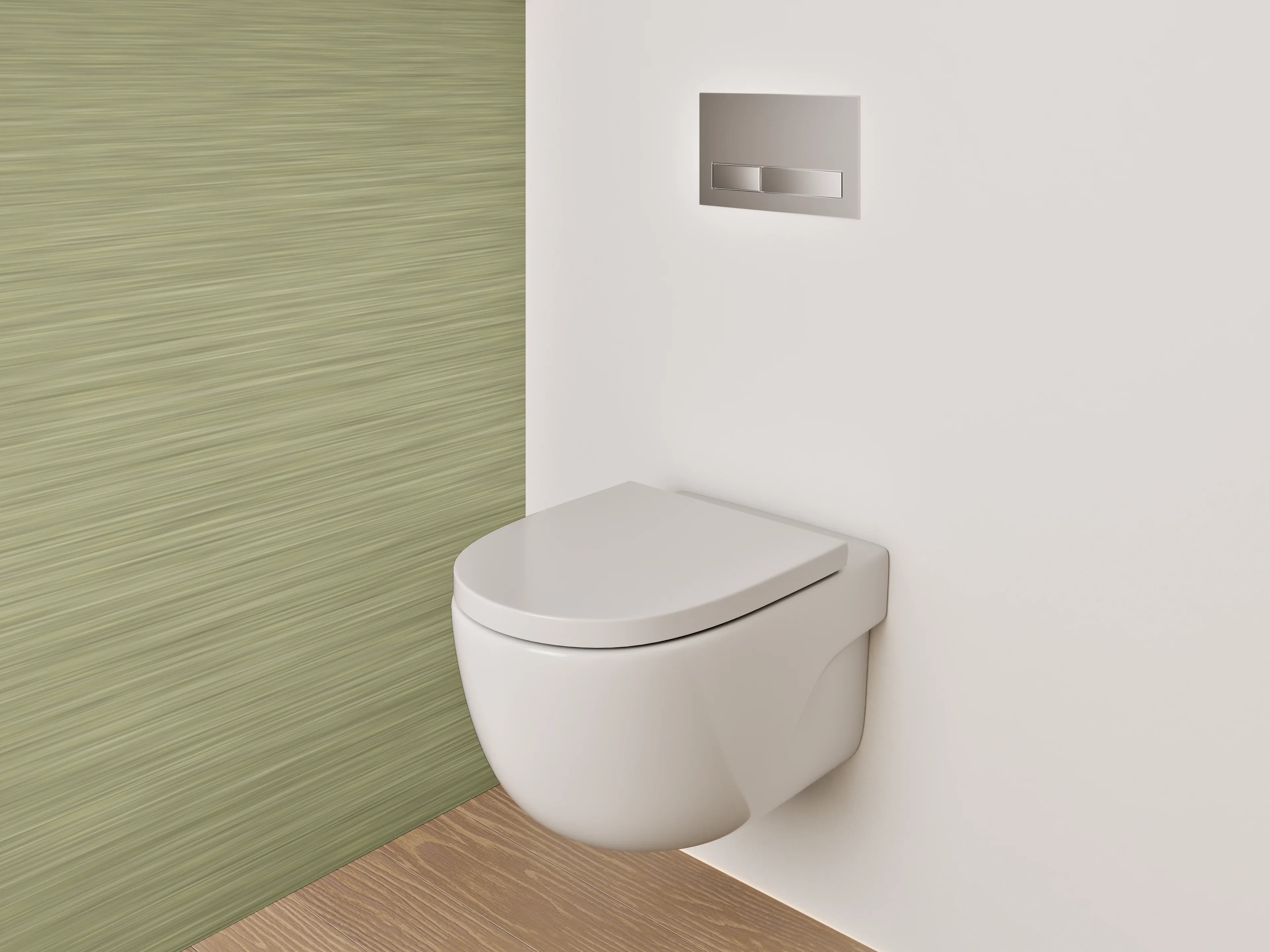 WC-Rückwand - Gebürstetes Gold Metallic Muster