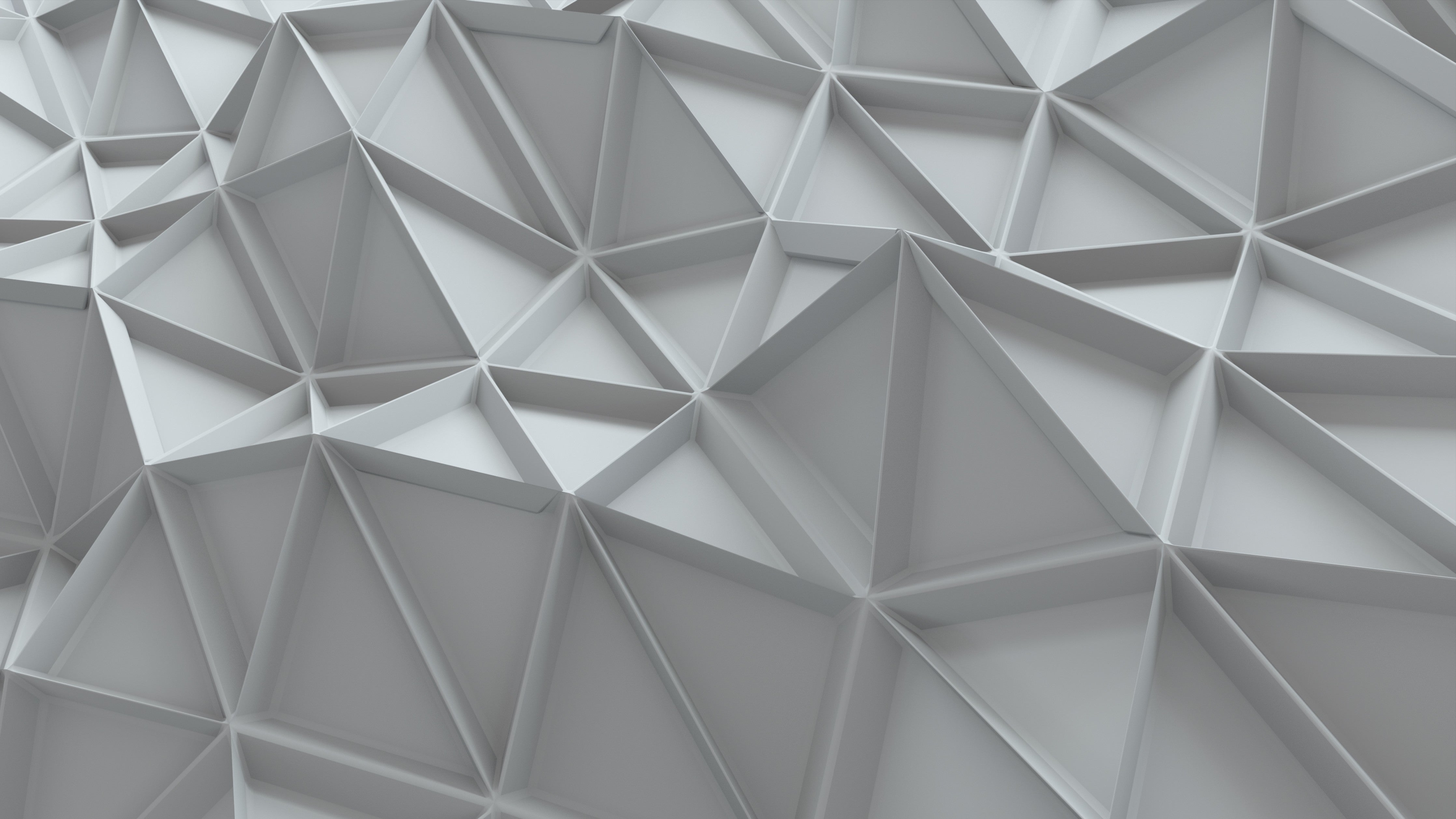 WC-Rückwand-Geometrisches 3D-Muster in Weiß und Grau