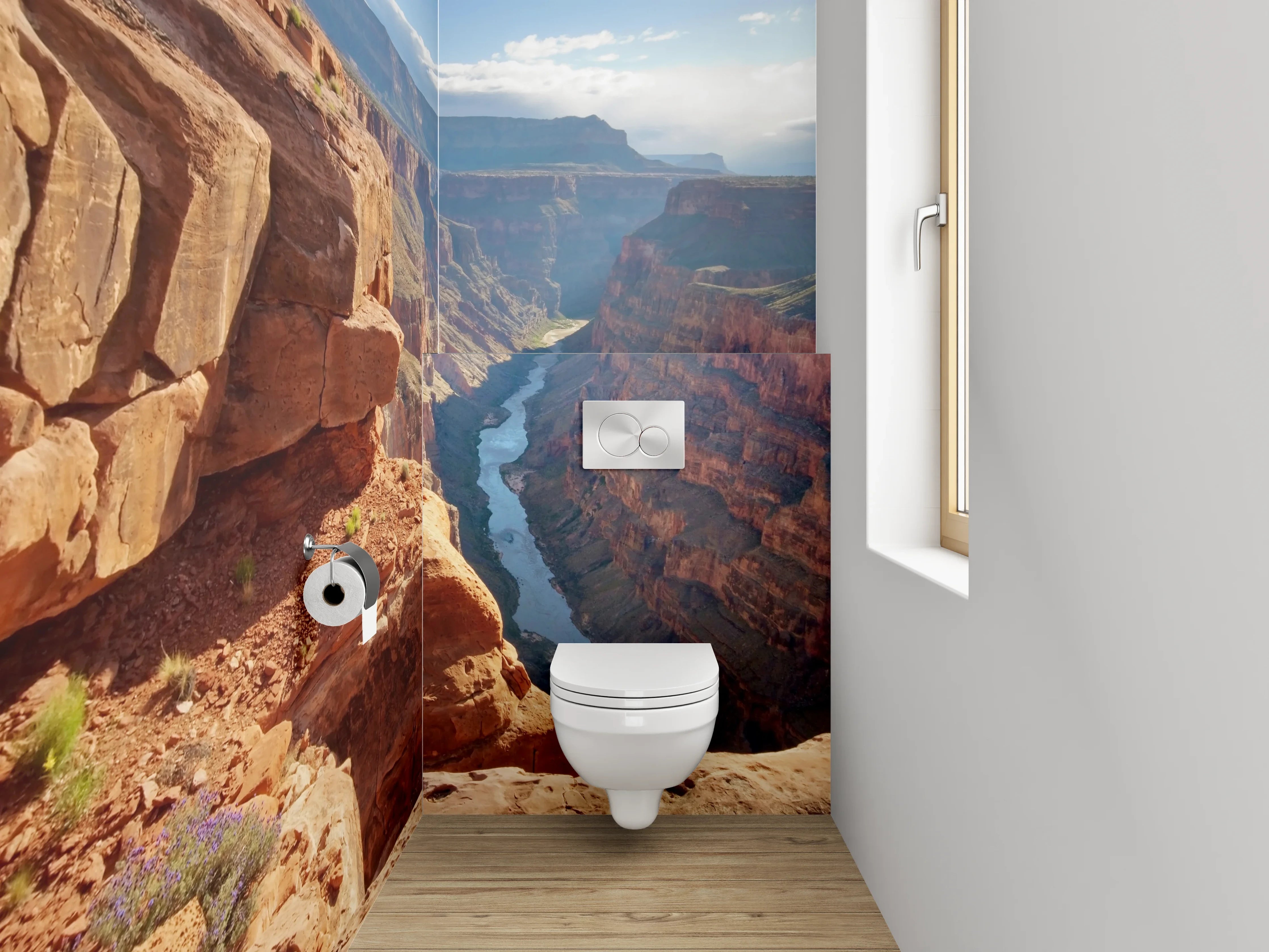 WC-Rückwand - Grand Canyon Naturpanorama Wandbild