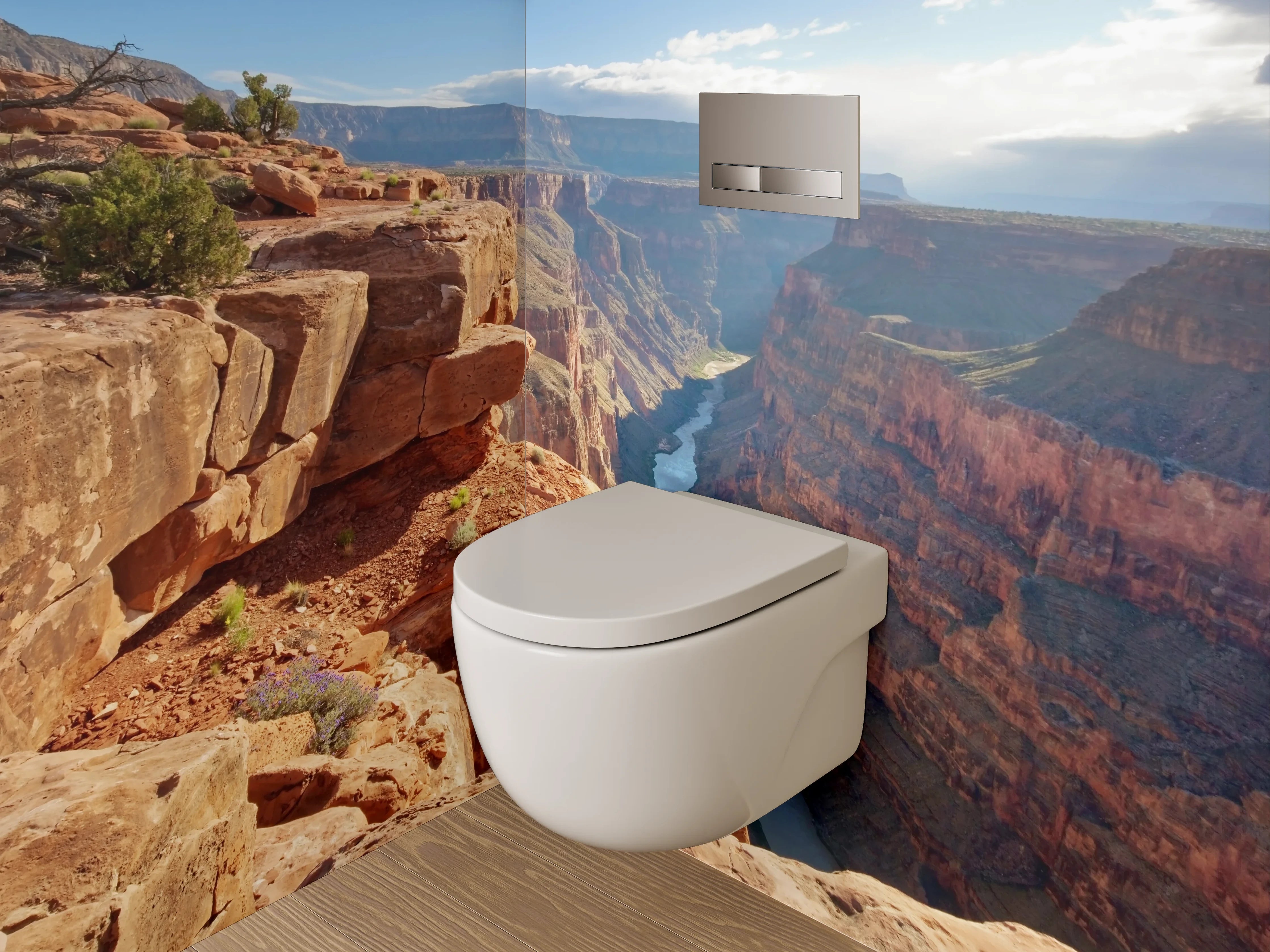 WC-Rückwand - Grand Canyon Naturpanorama Wandbild