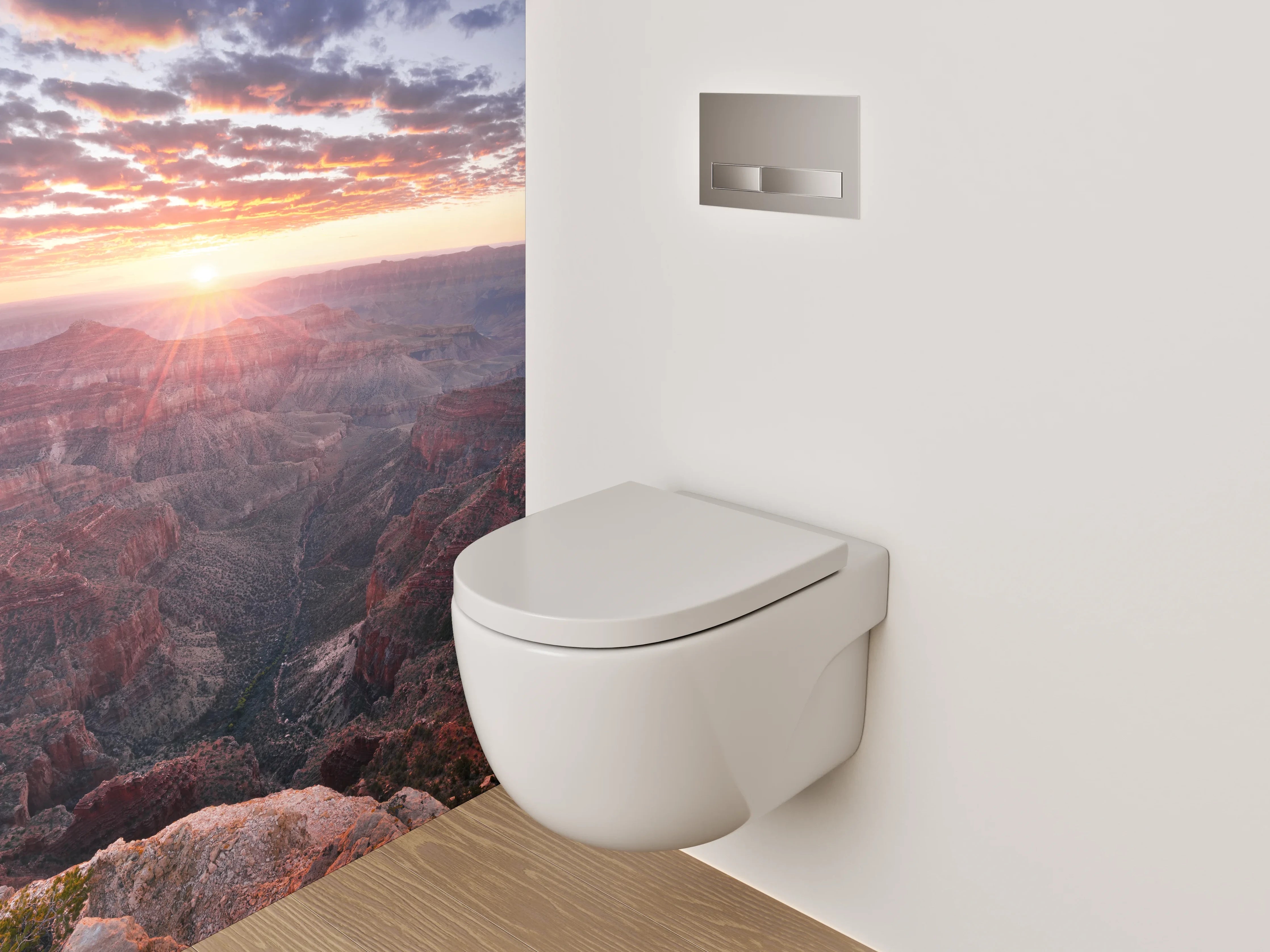 WC-Rückwand - Grand Canyon Sonnenuntergang Landschaft