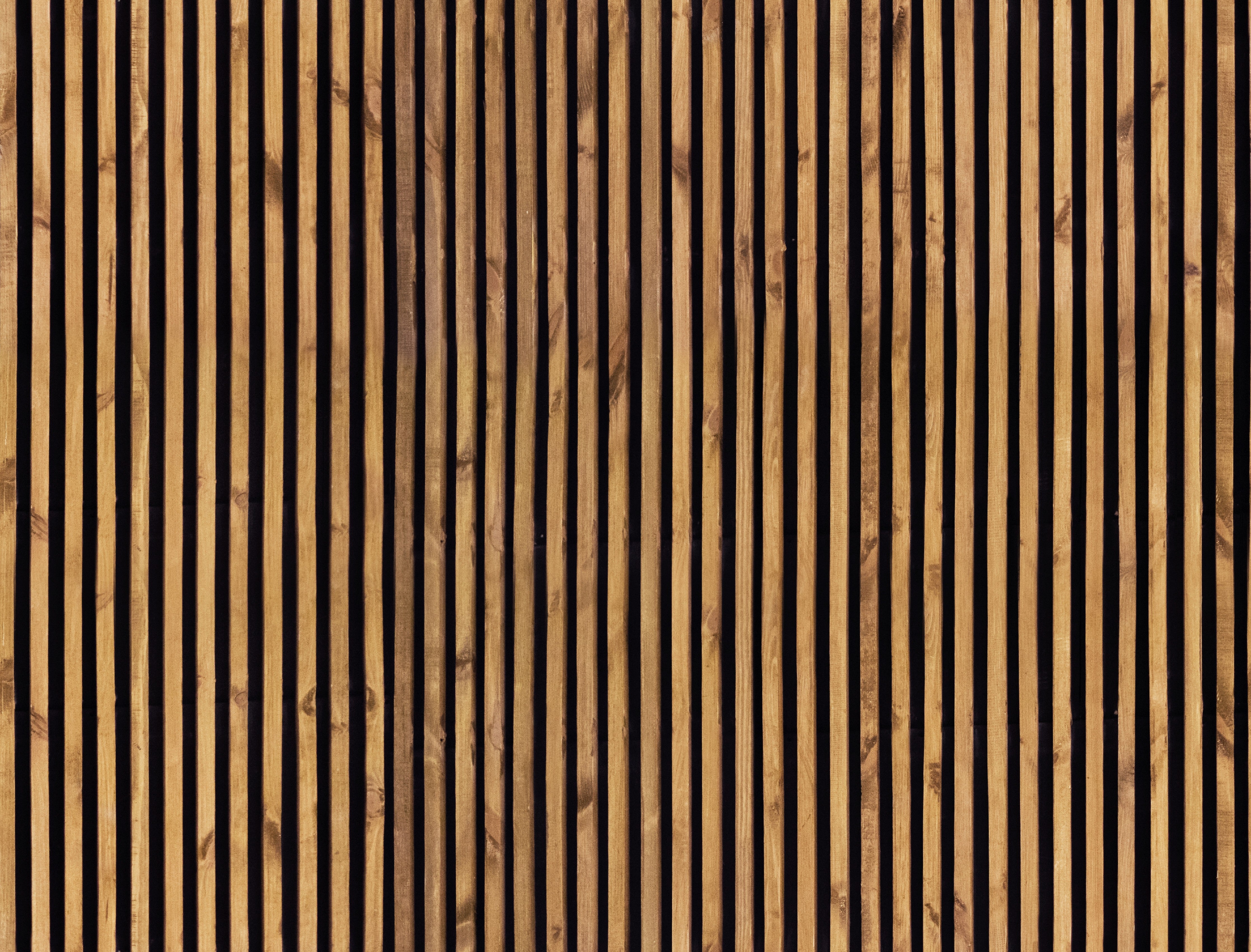 WC-Rückwand-Holz-Lamellen Muster Braun Schwarz
