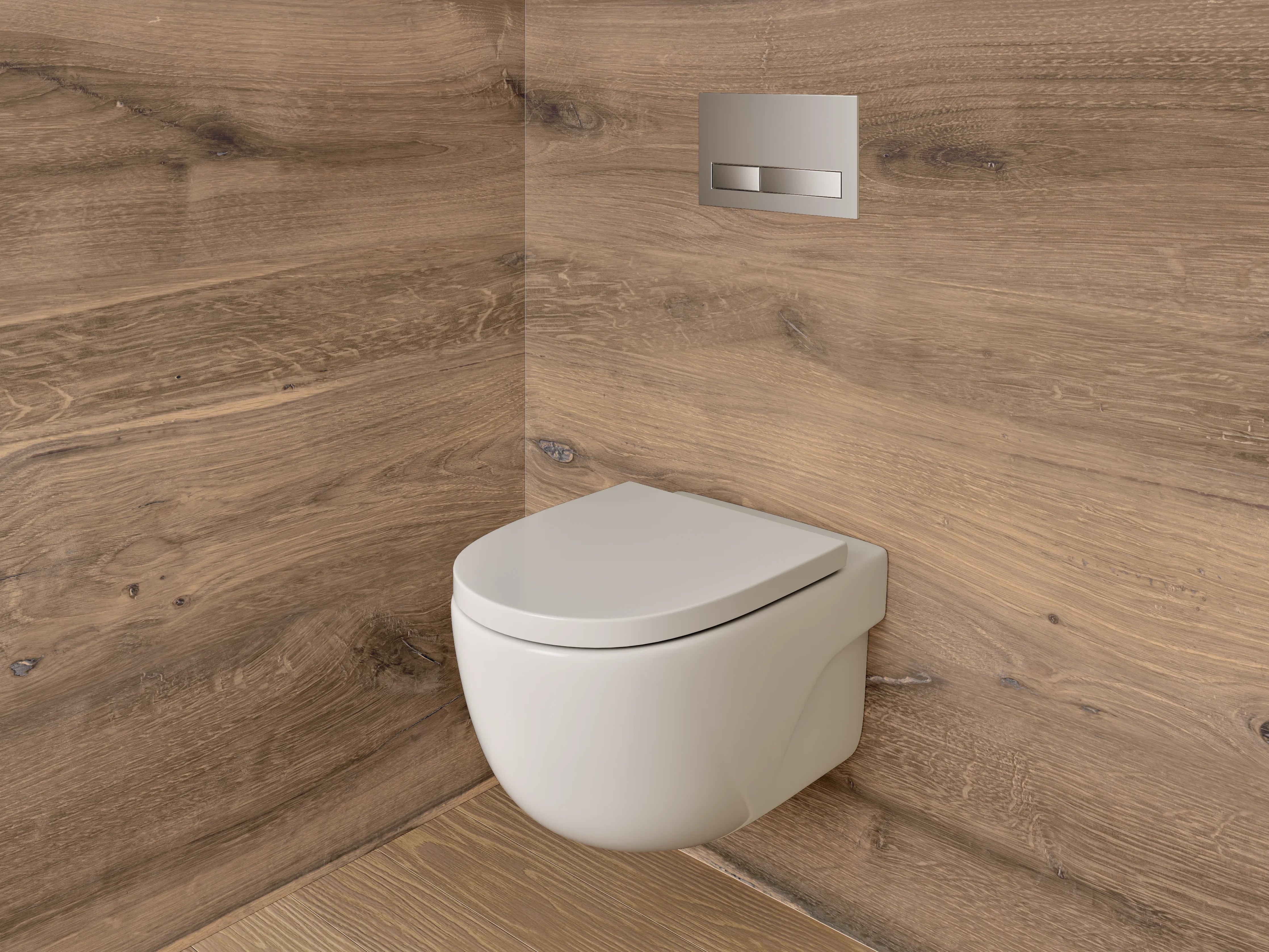 WC-Rückwand - Holztisch-Oberfläche mit natürlicher Maserung