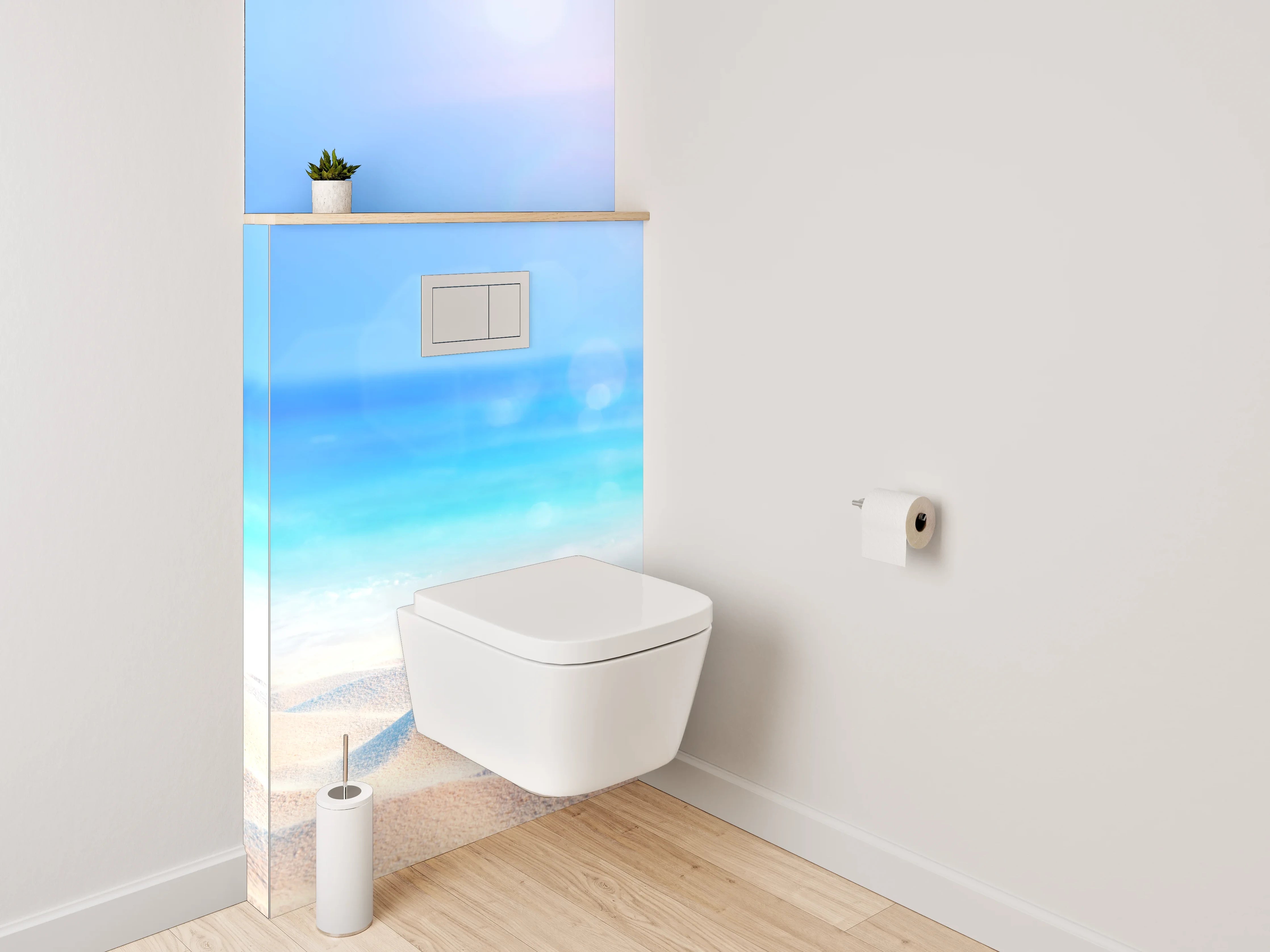 WC-Rückwand - Karibik Strandtraum – Fotomotiv