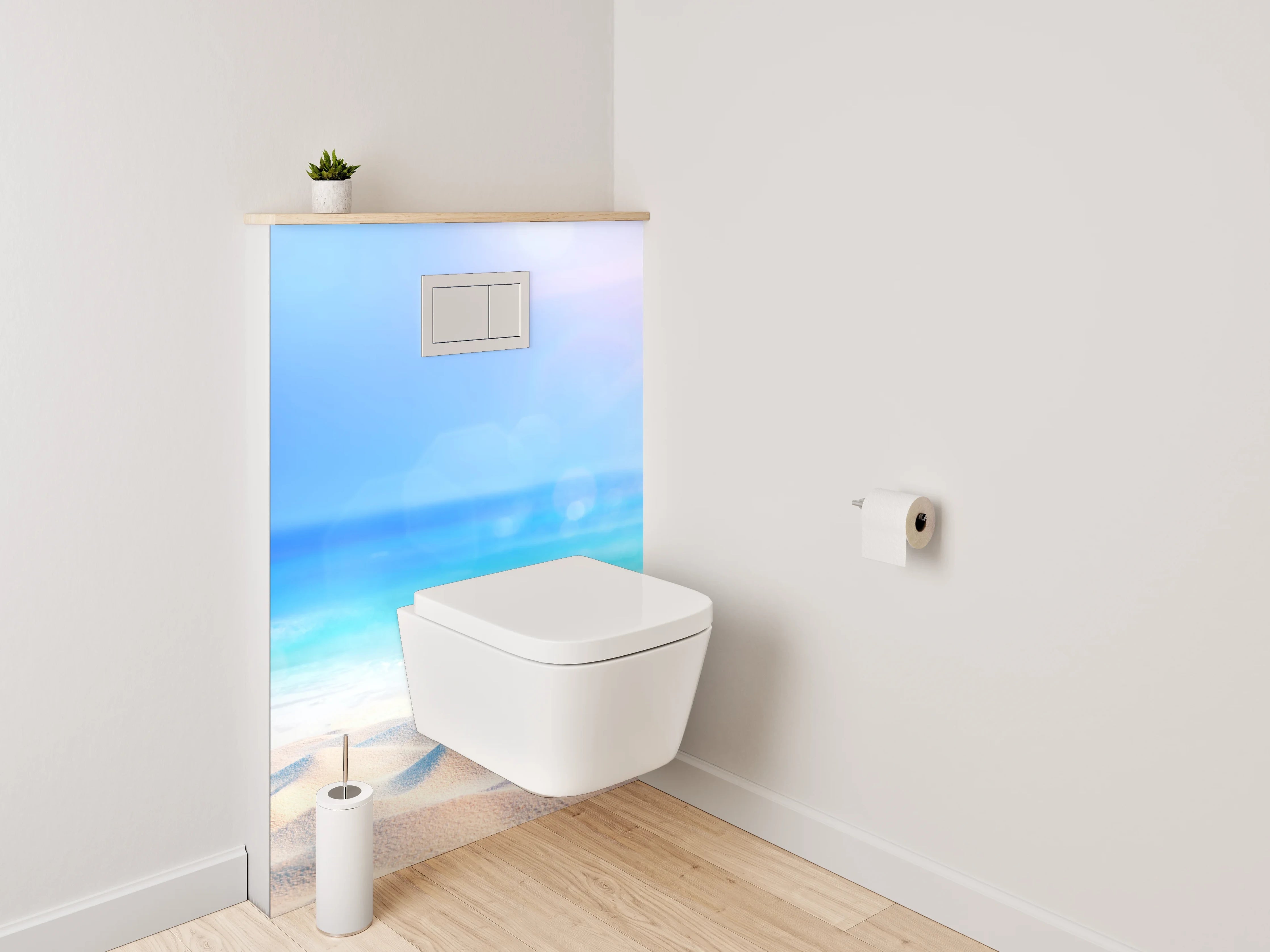 WC-Rückwand - Karibik Strandtraum – Fotomotiv