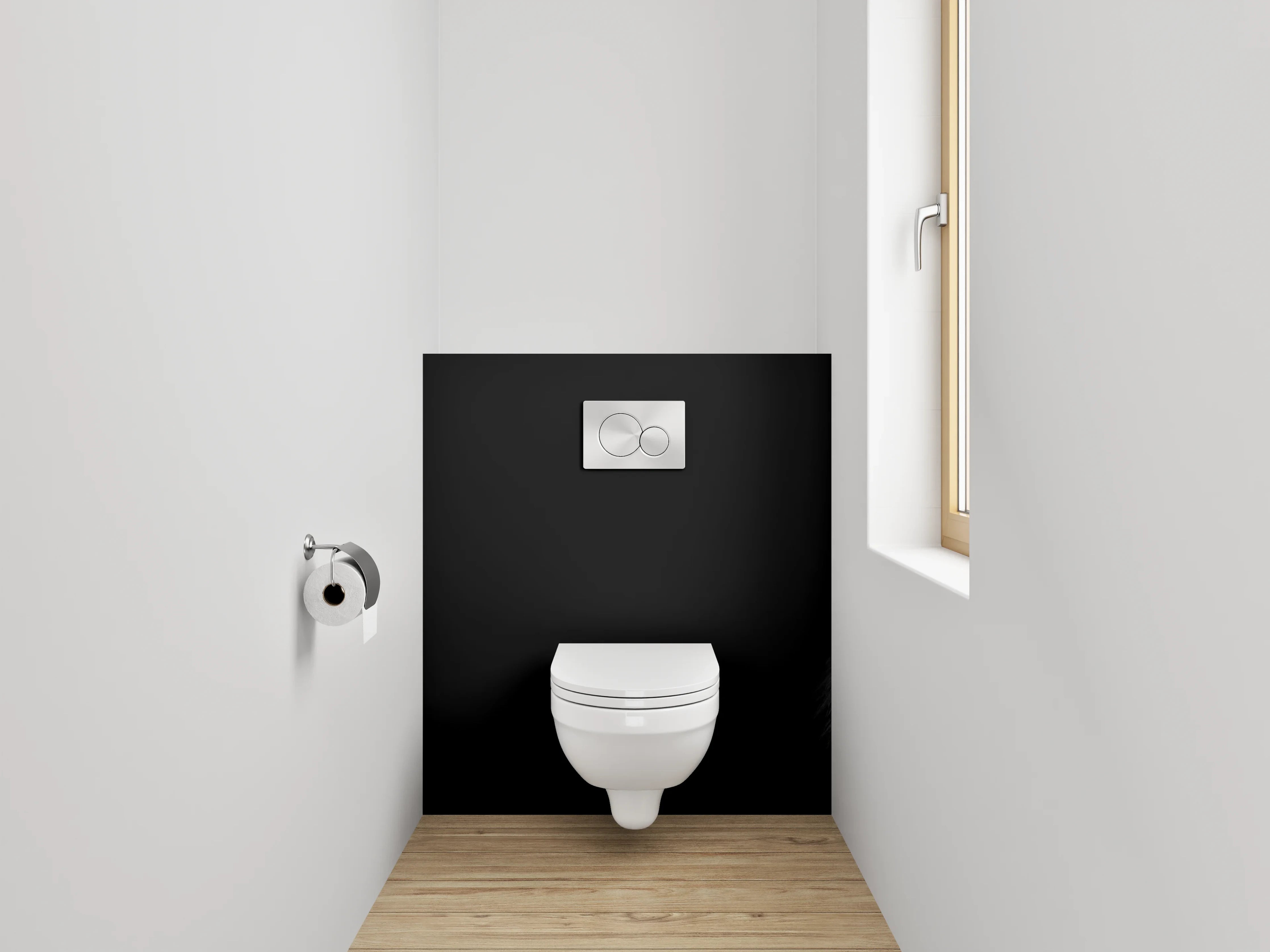 WC-Rückwand - Löwenkopf Schwarz-Weiß Zeichnung