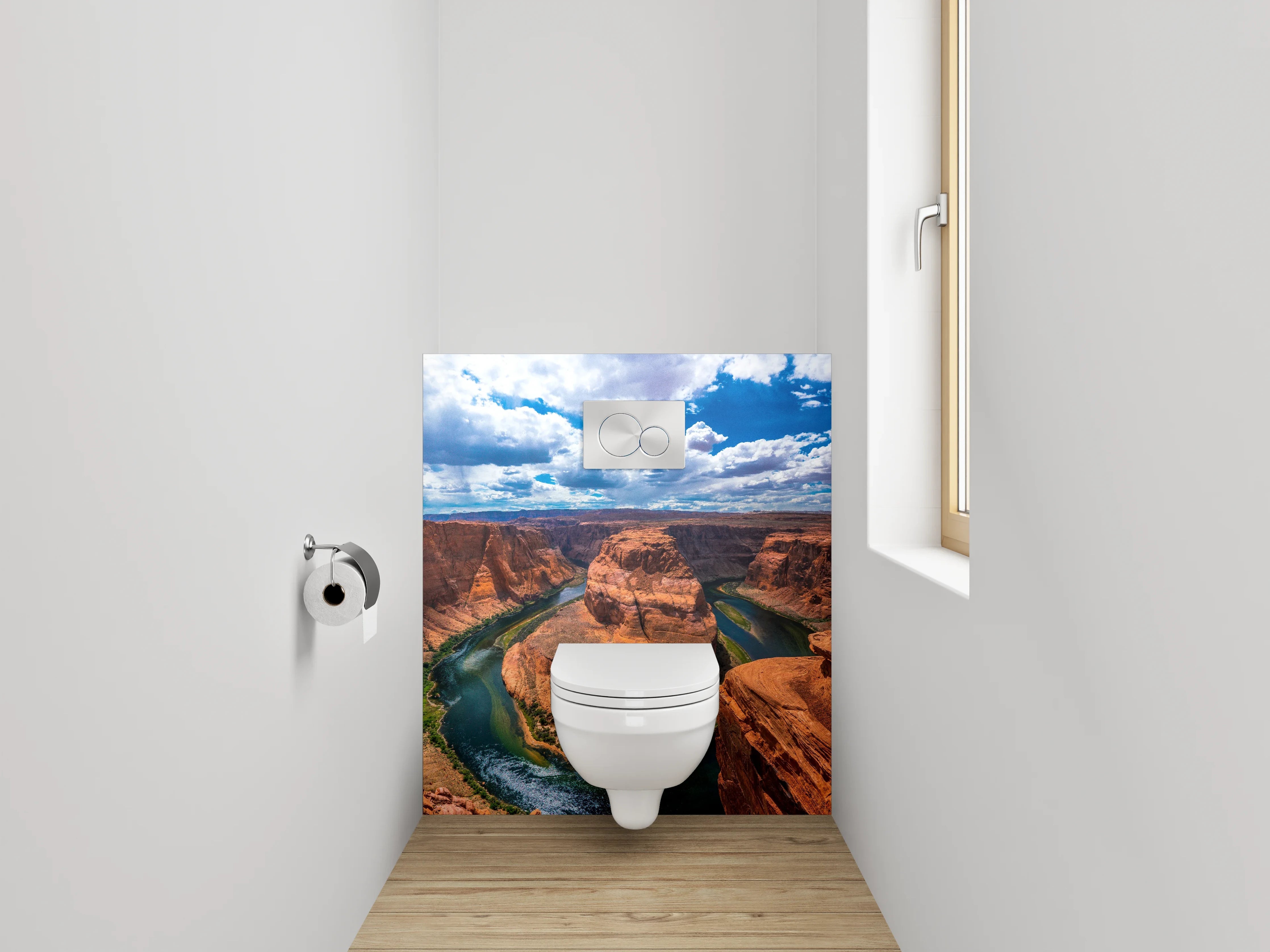 WC-Rückwand - Majestätische Felslandschaft am Horseshoe Bend
