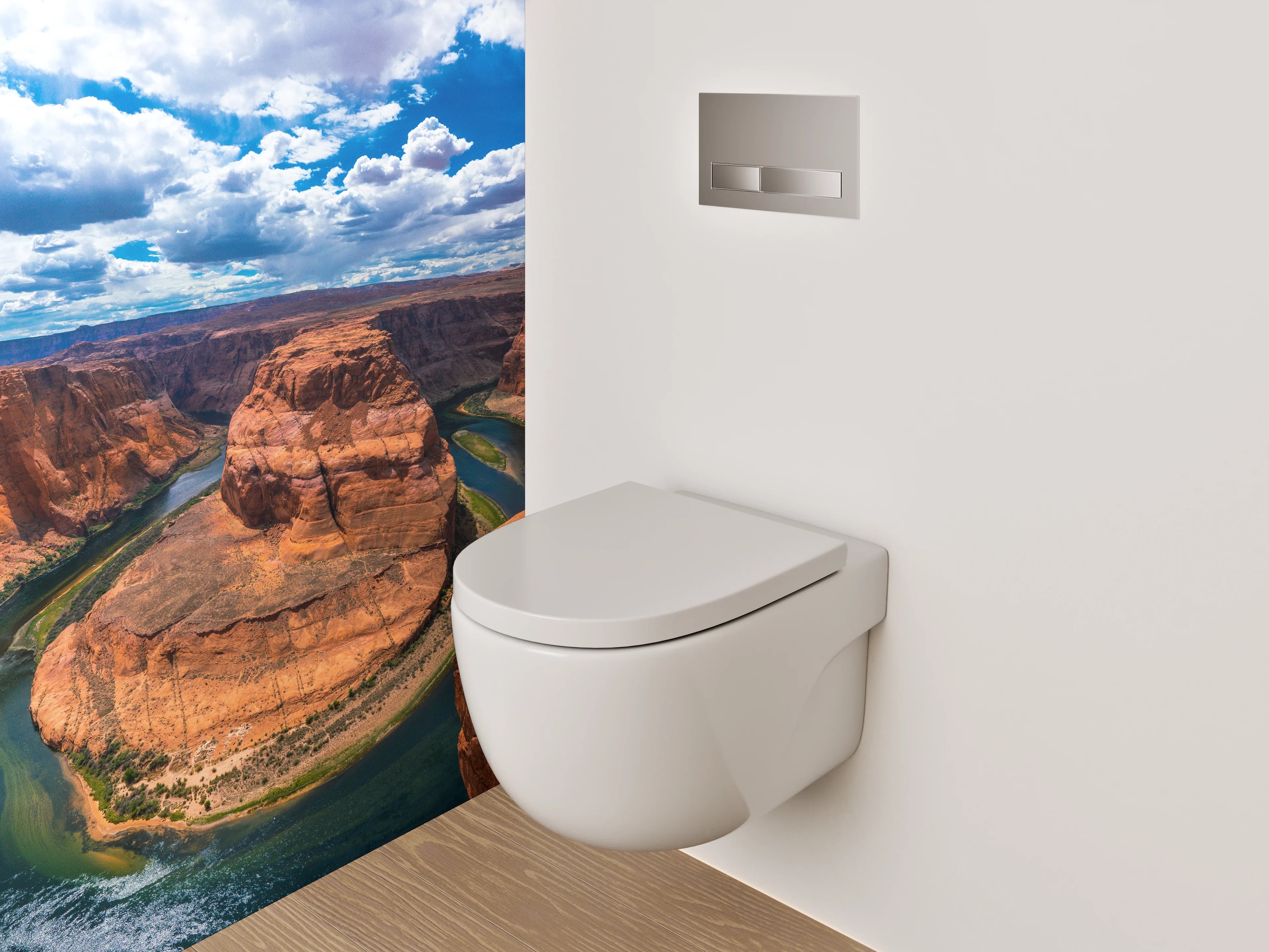 WC-Rückwand - Majestätische Felslandschaft am Horseshoe Bend