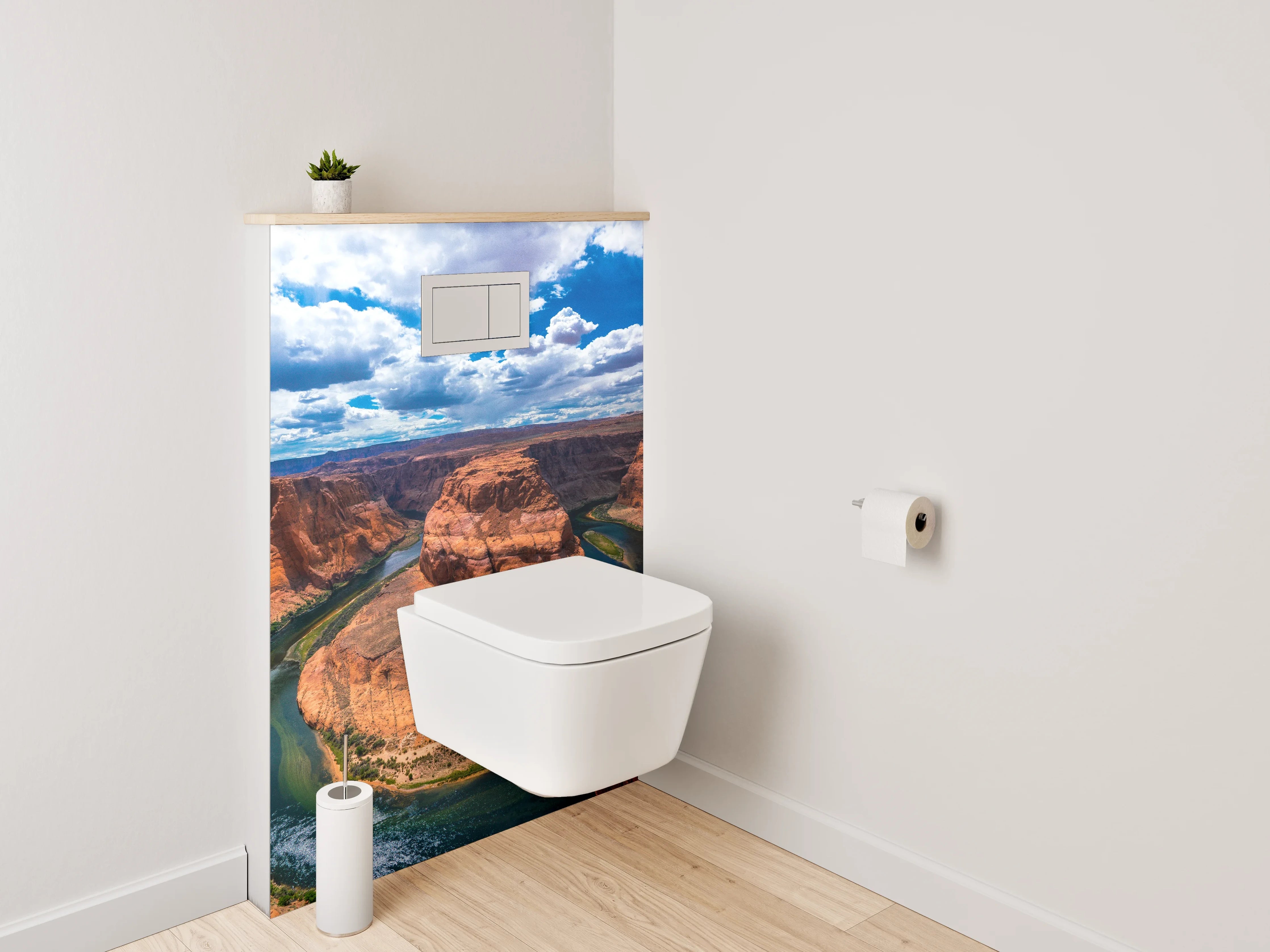WC-Rückwand - Majestätische Felslandschaft am Horseshoe Bend