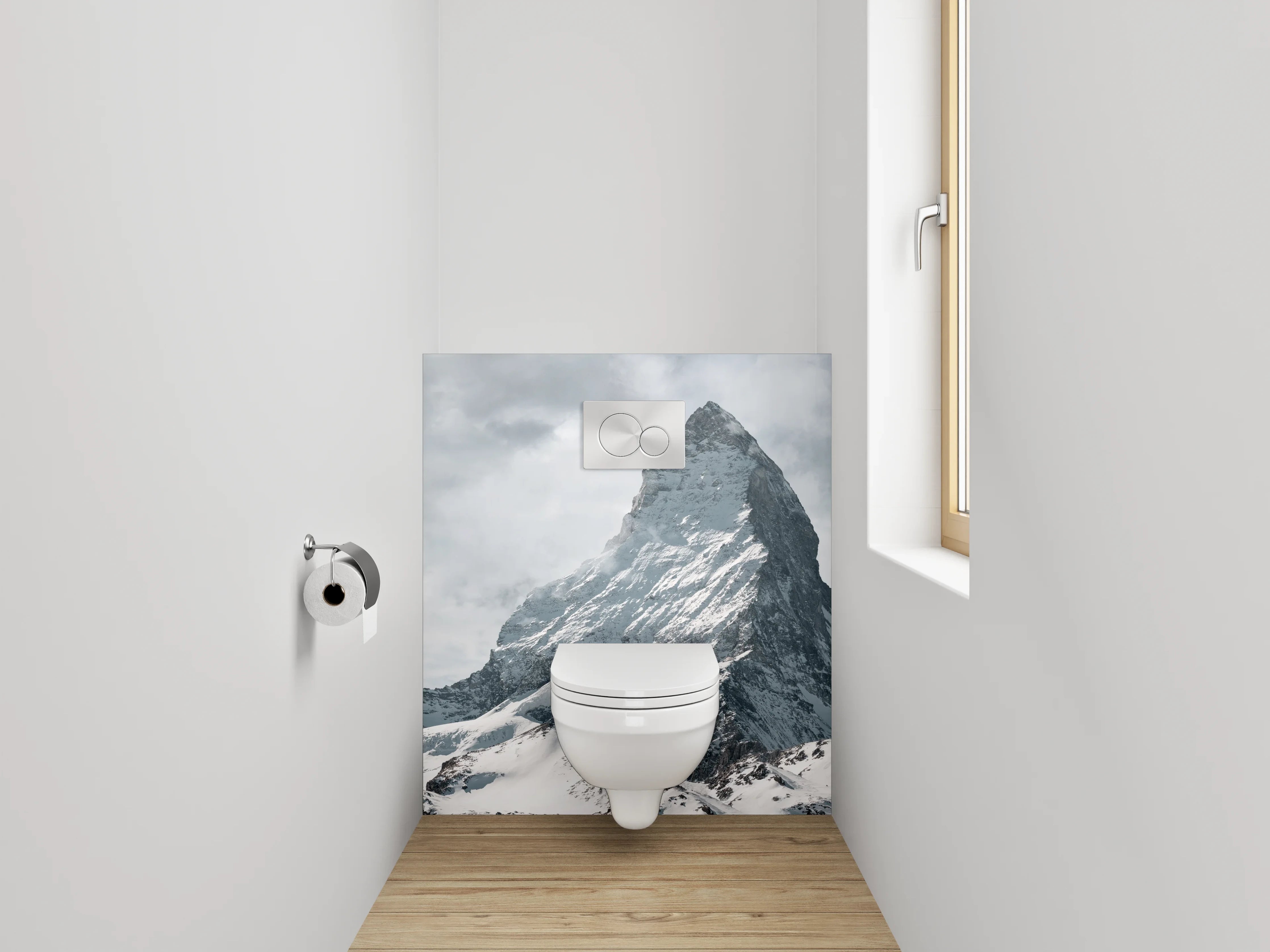 WC-Rückwand - Majestätisches Matterhorn Fotodruck