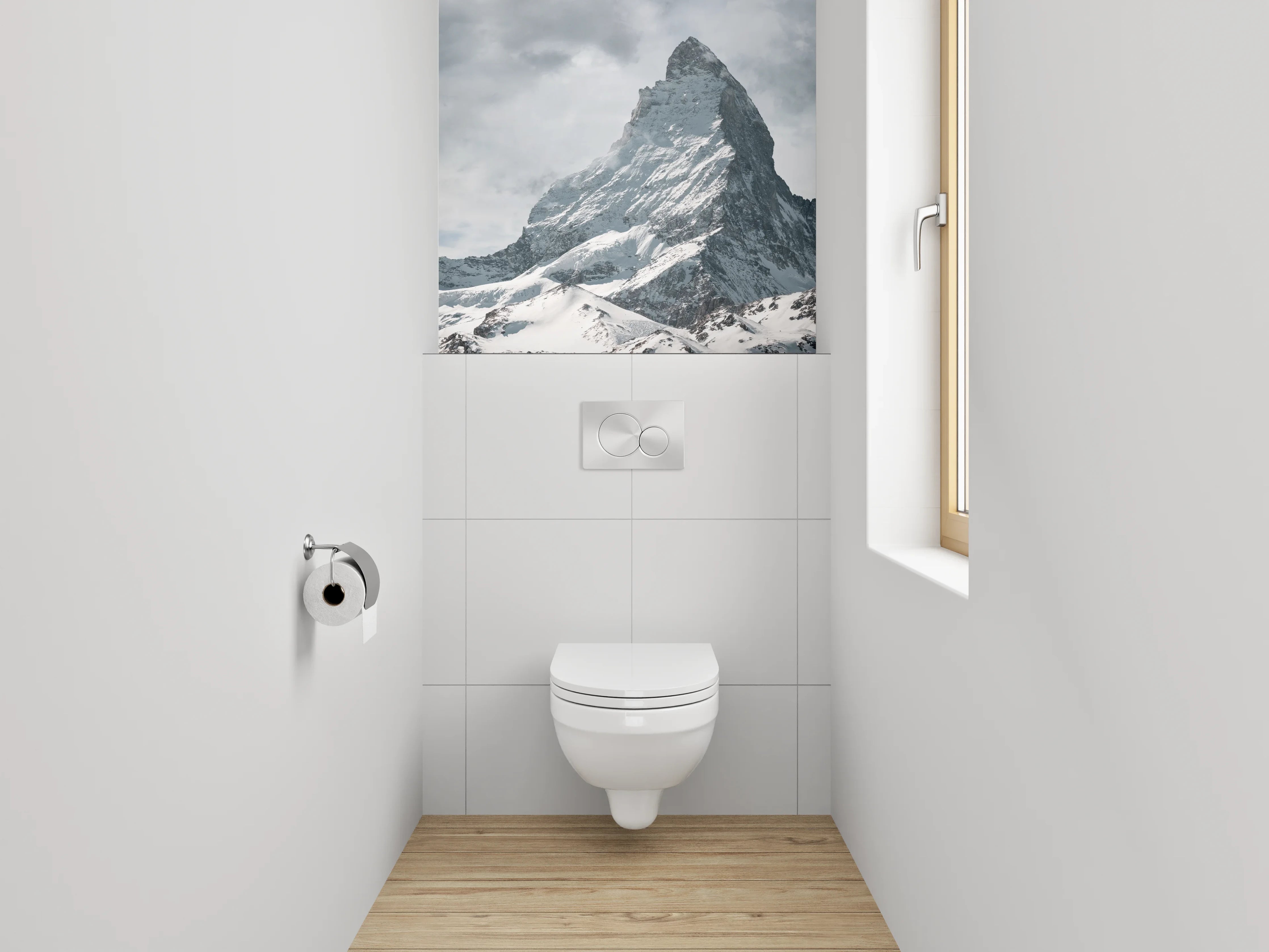 WC-Rückwand - Majestätisches Matterhorn Fotodruck