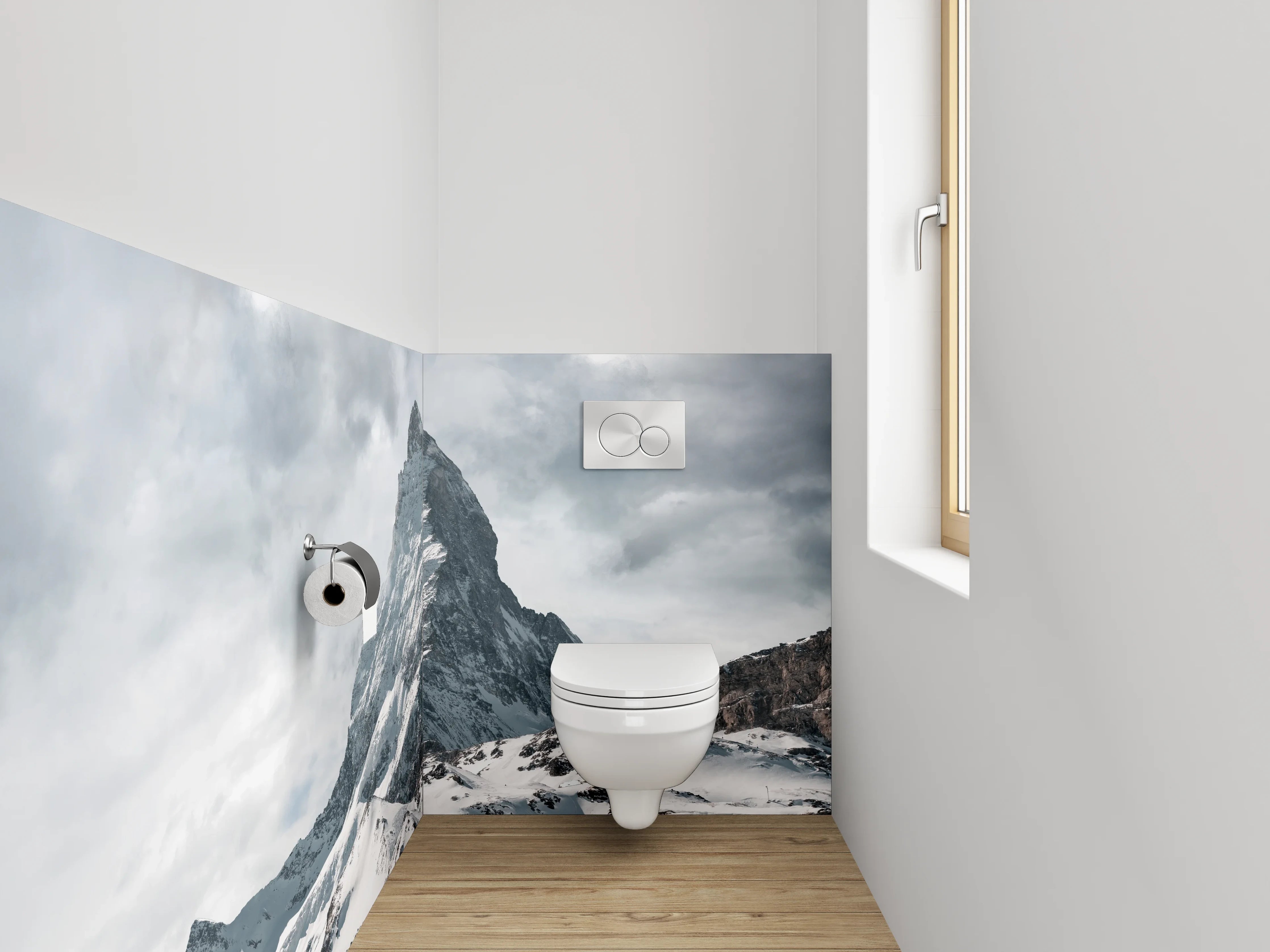 WC-Rückwand - Majestätisches Matterhorn Fotodruck