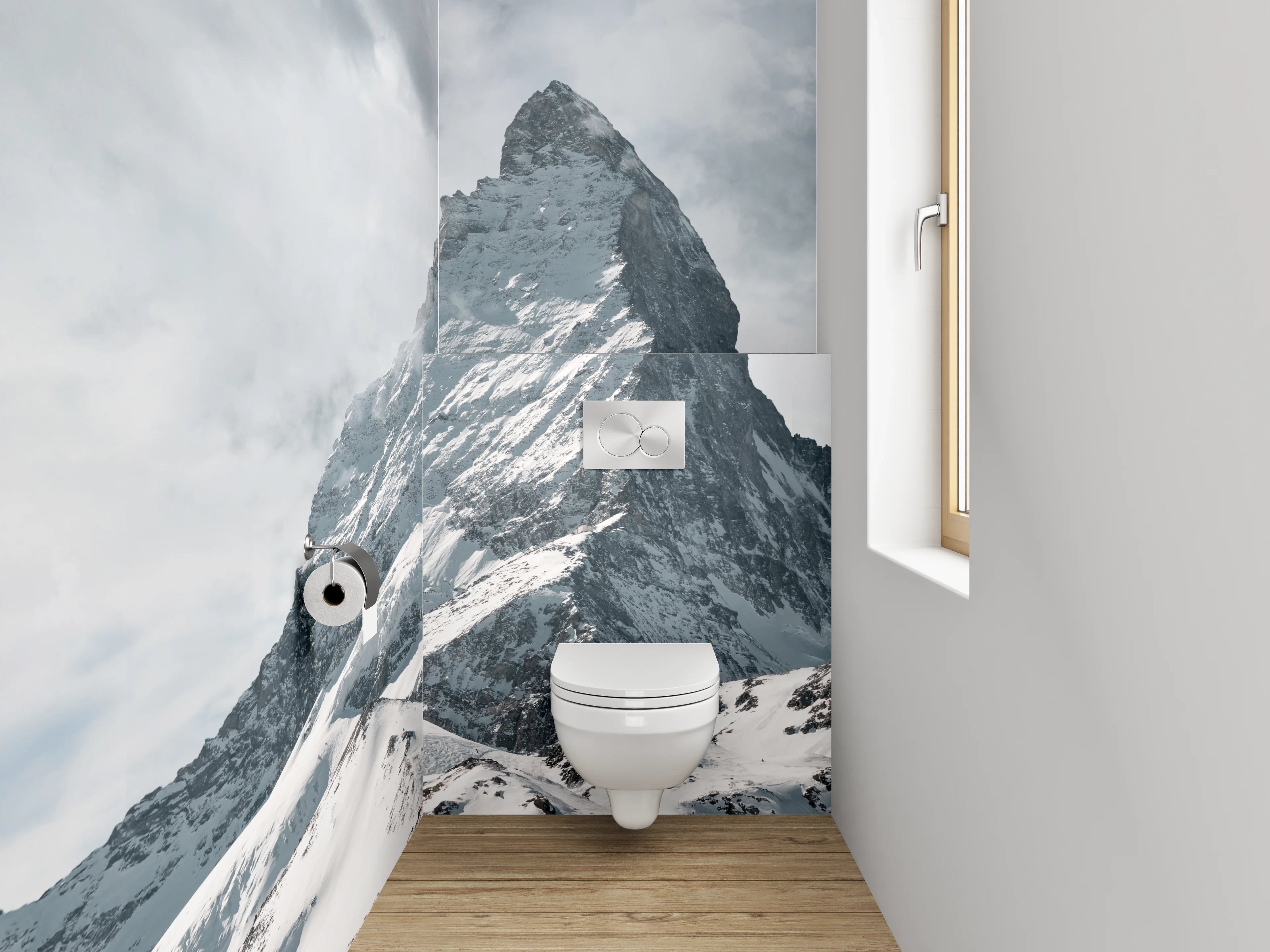 WC-Rückwand - Majestätisches Matterhorn Fotodruck