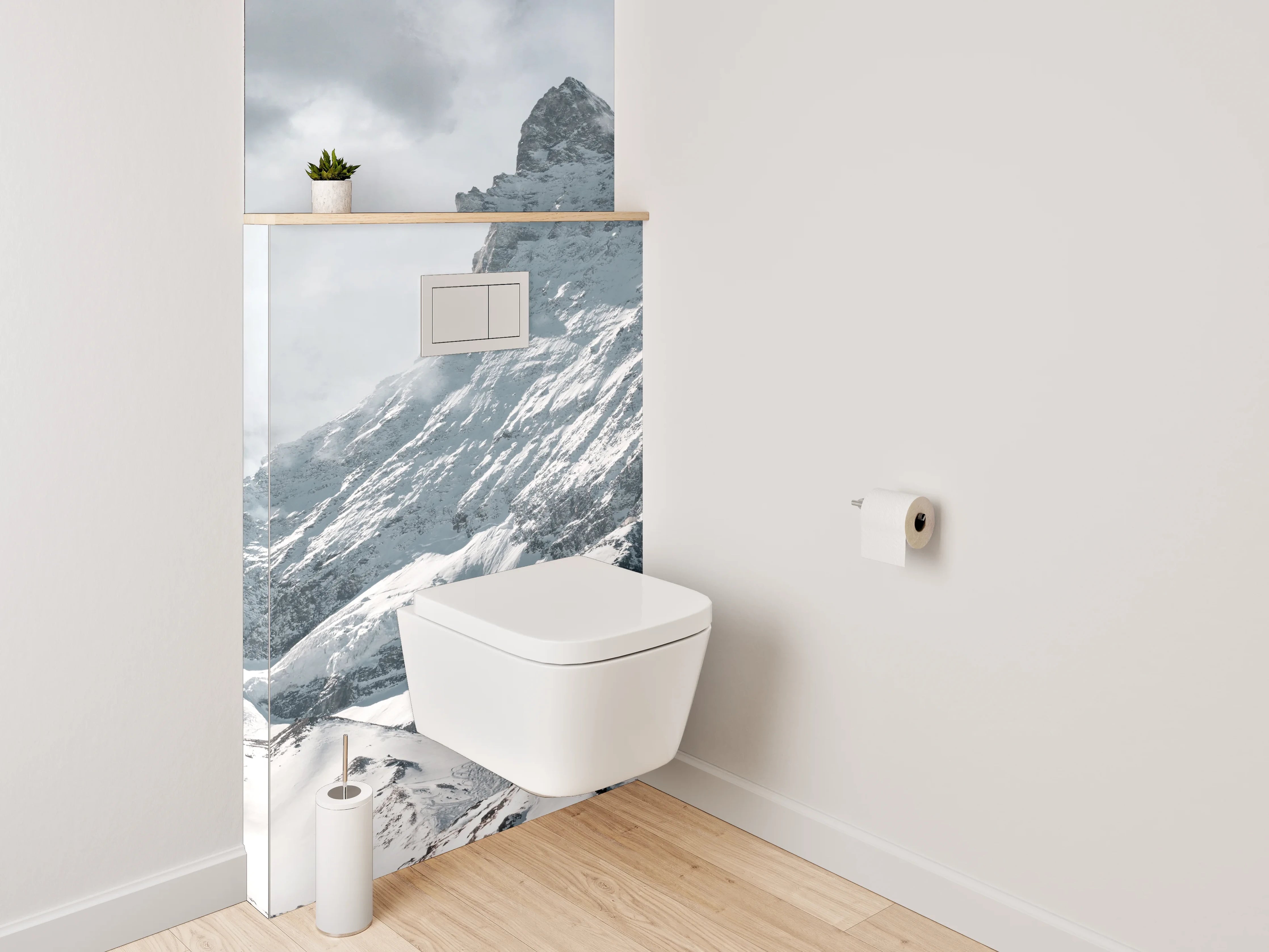 WC-Rückwand - Majestätisches Matterhorn Fotodruck