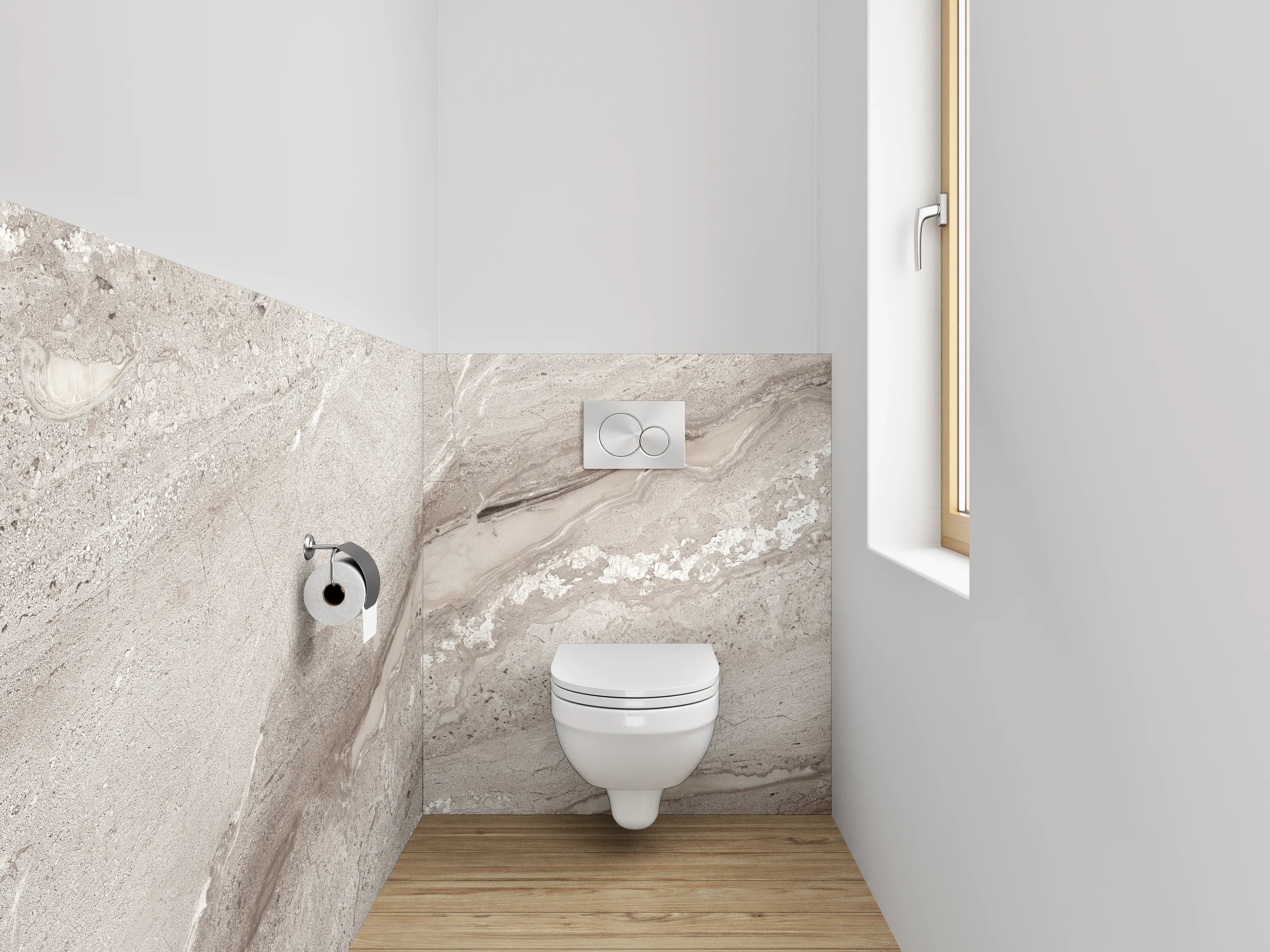 WC-Rückwand - Moderne Naturstein-Optik für dein Zuhause