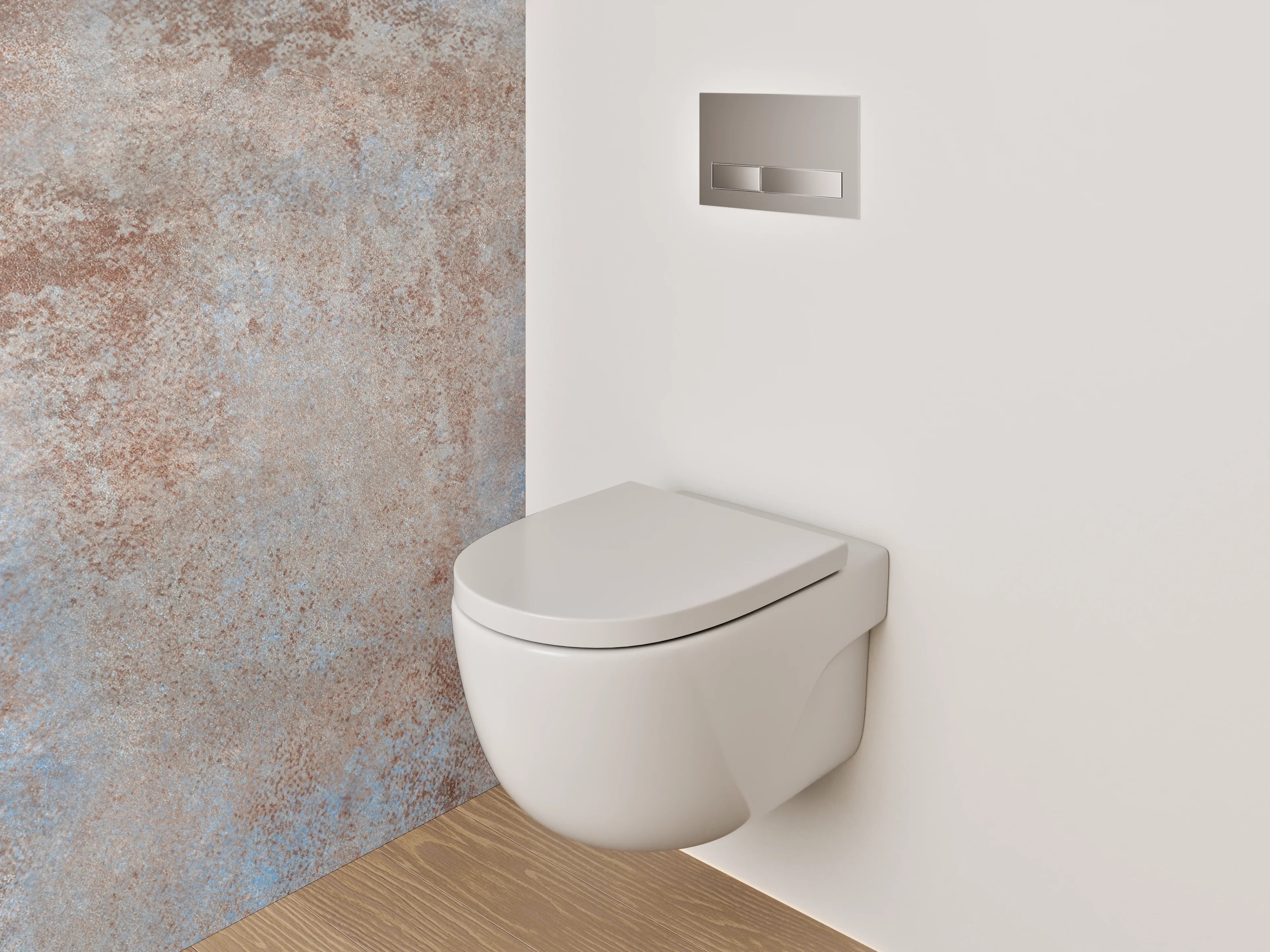 WC-Rückwand - Moderne Steinstruktur Fliesenoptik