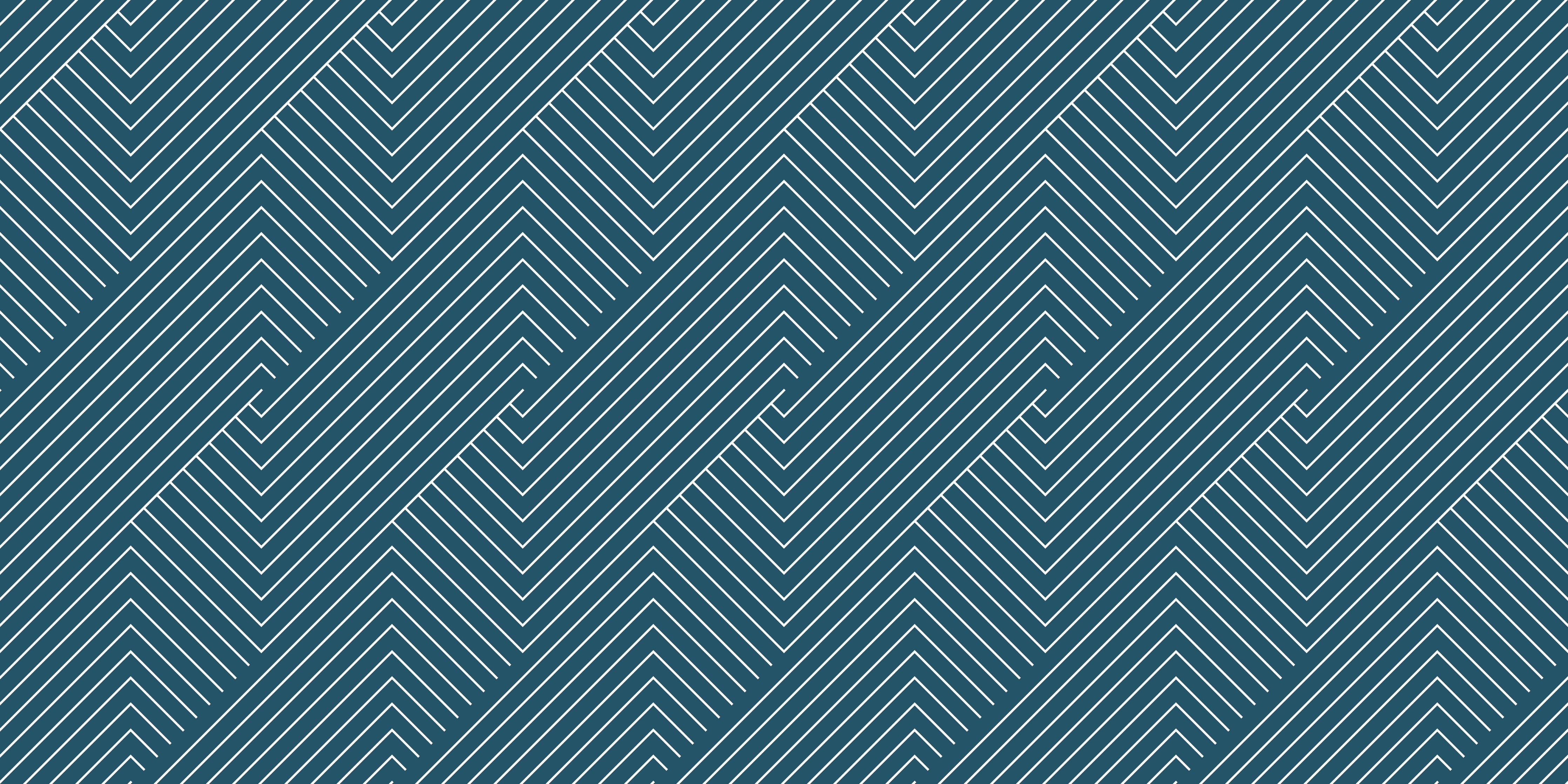 WC-Rückwand-Modernes Chevron-Linienmuster Blau Weiß