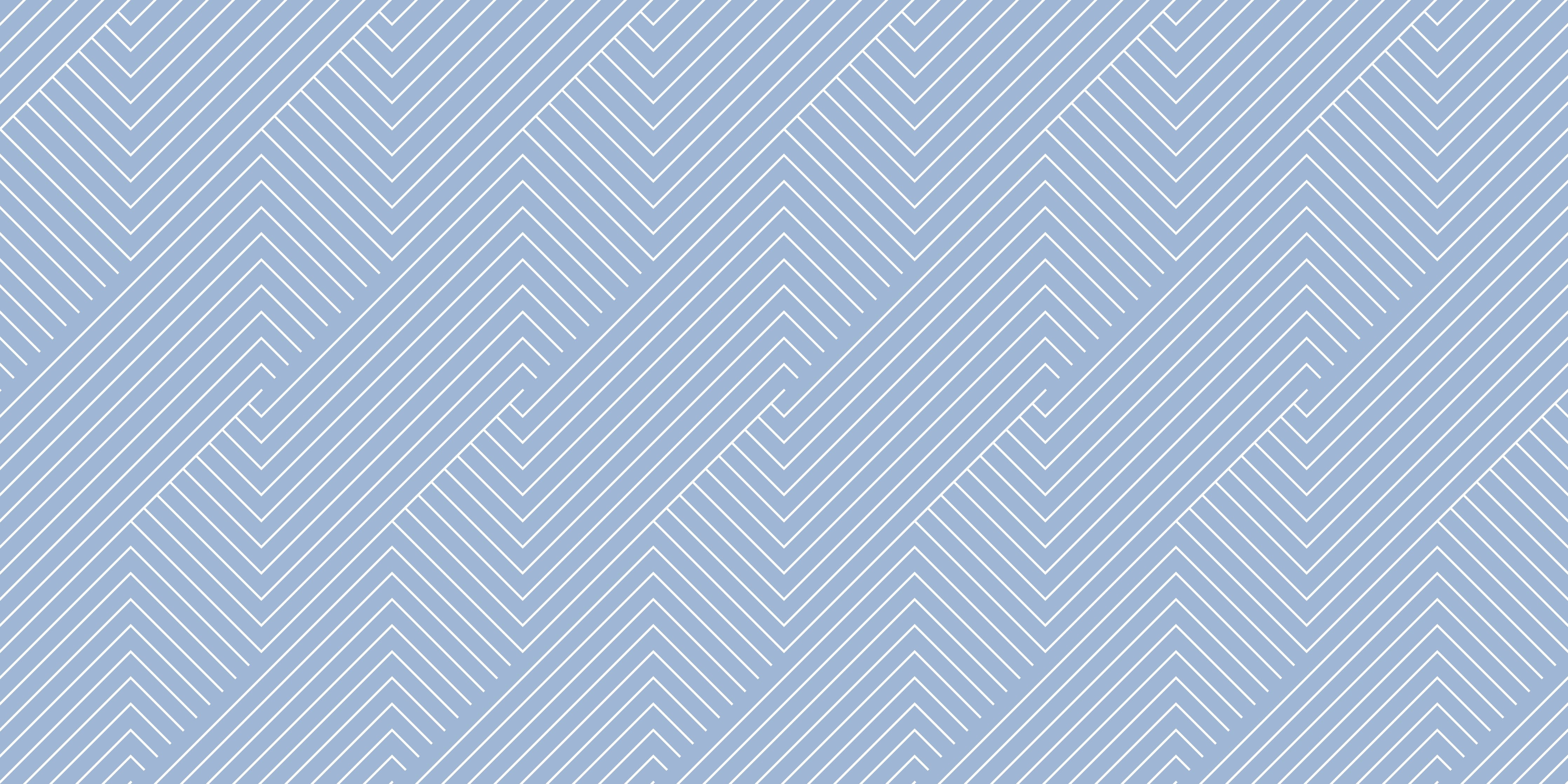 WC-Rückwand-Modernes Linienmuster in Blau-Grau
