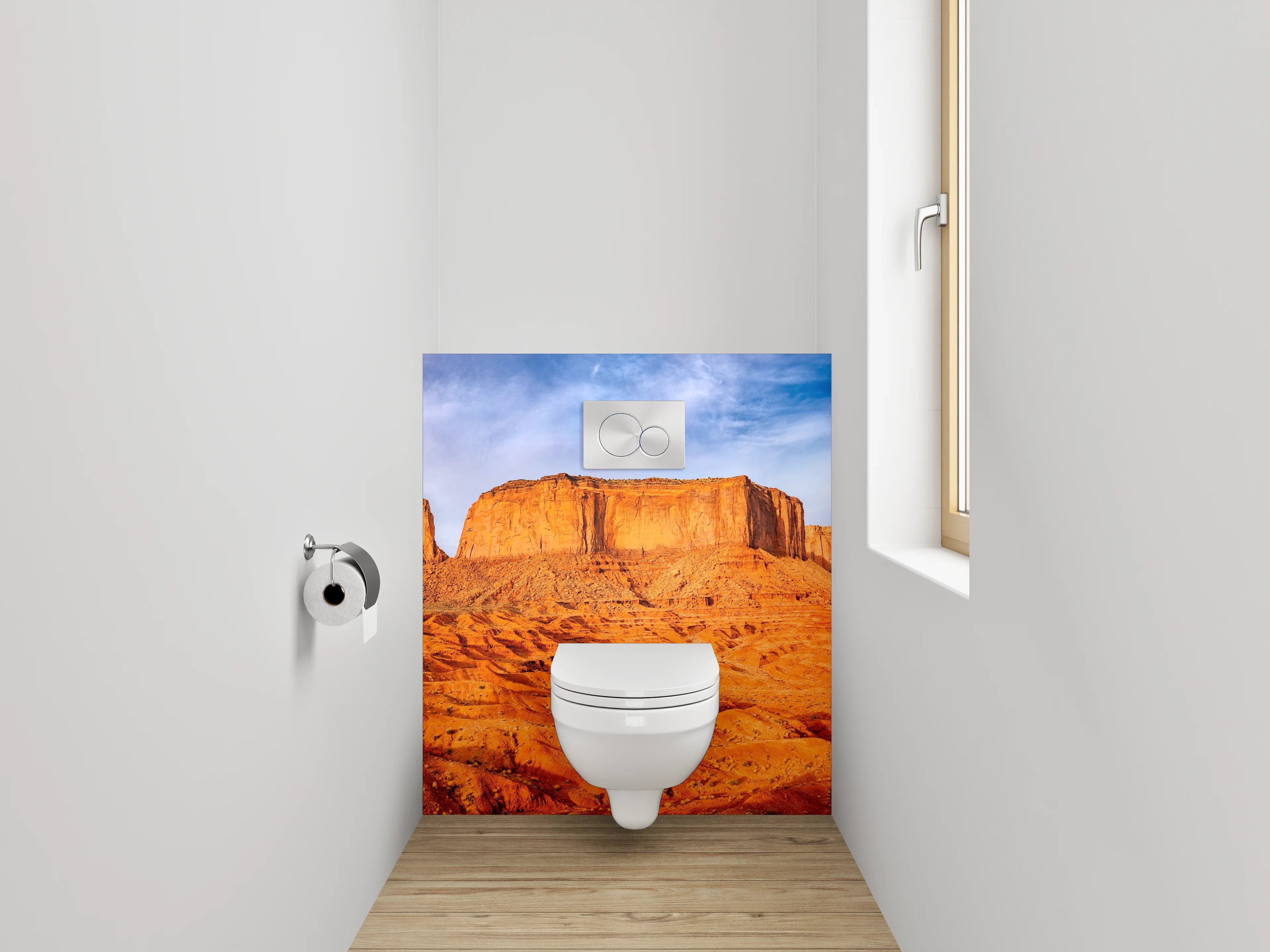 WC-Rückwand - Monument Valley Wüste Panorama
