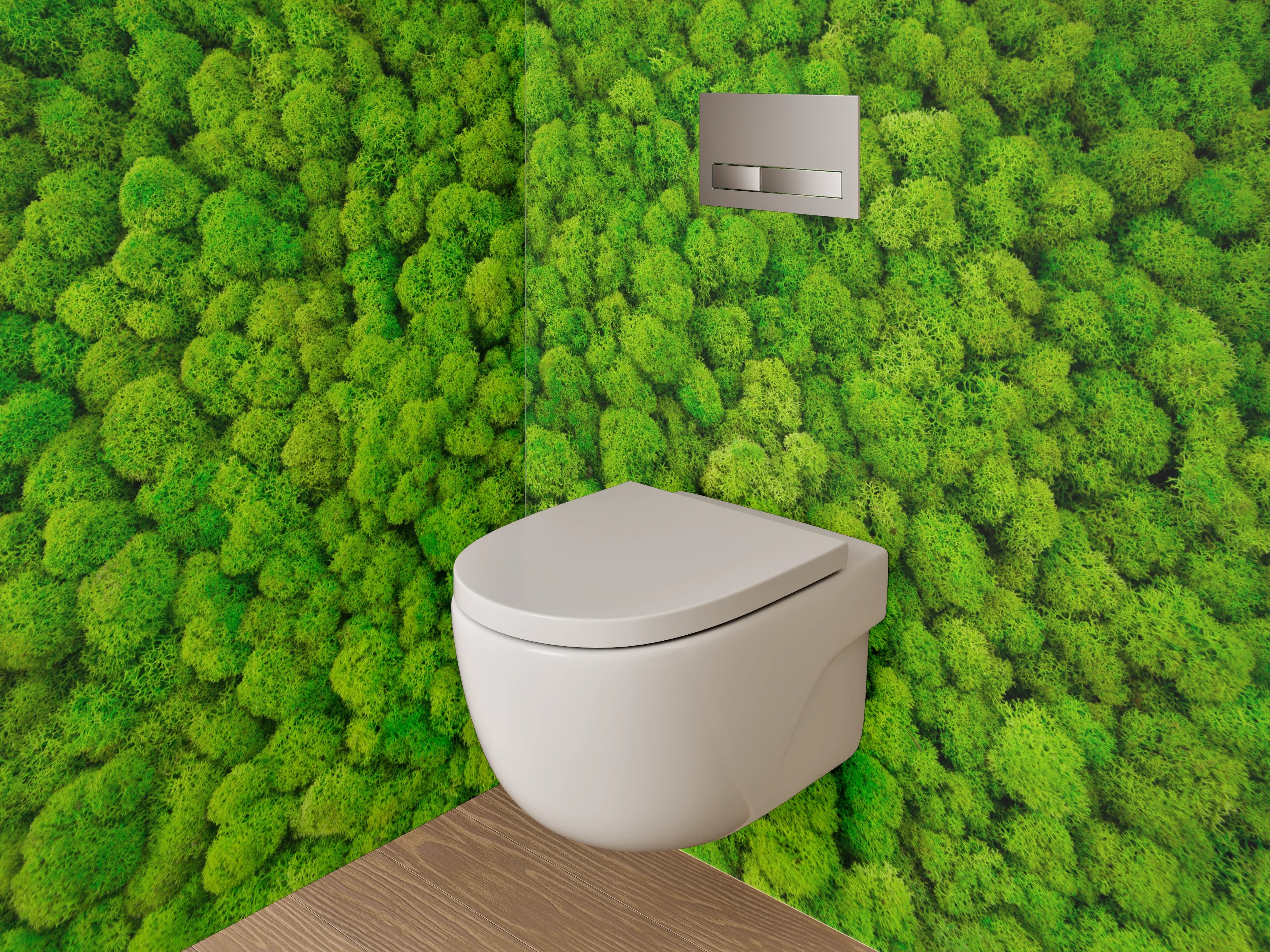 WC-Rückwand - Mooswald aus der Vogelperspektive
