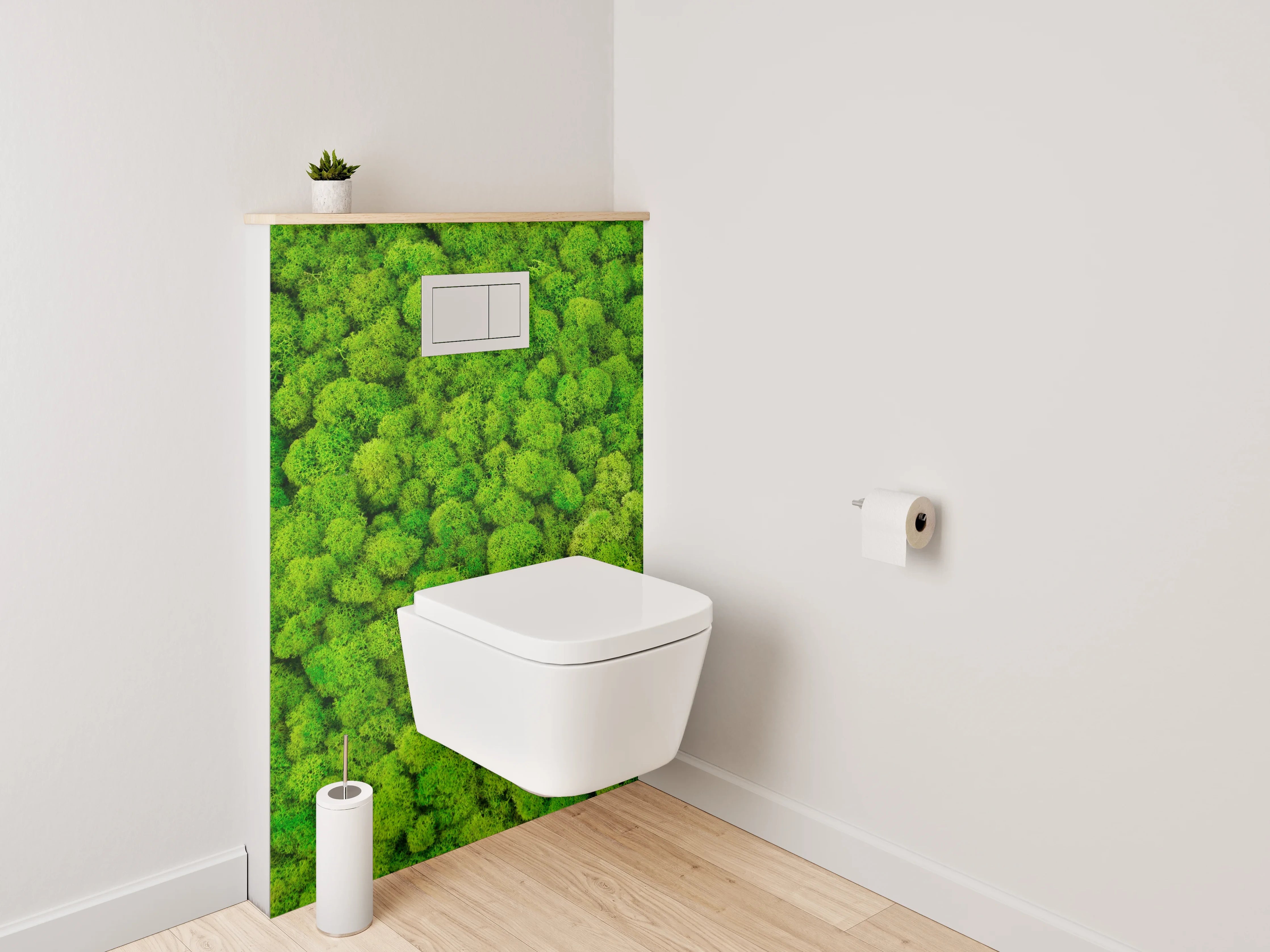 WC-Rückwand - Mooswald aus der Vogelperspektive