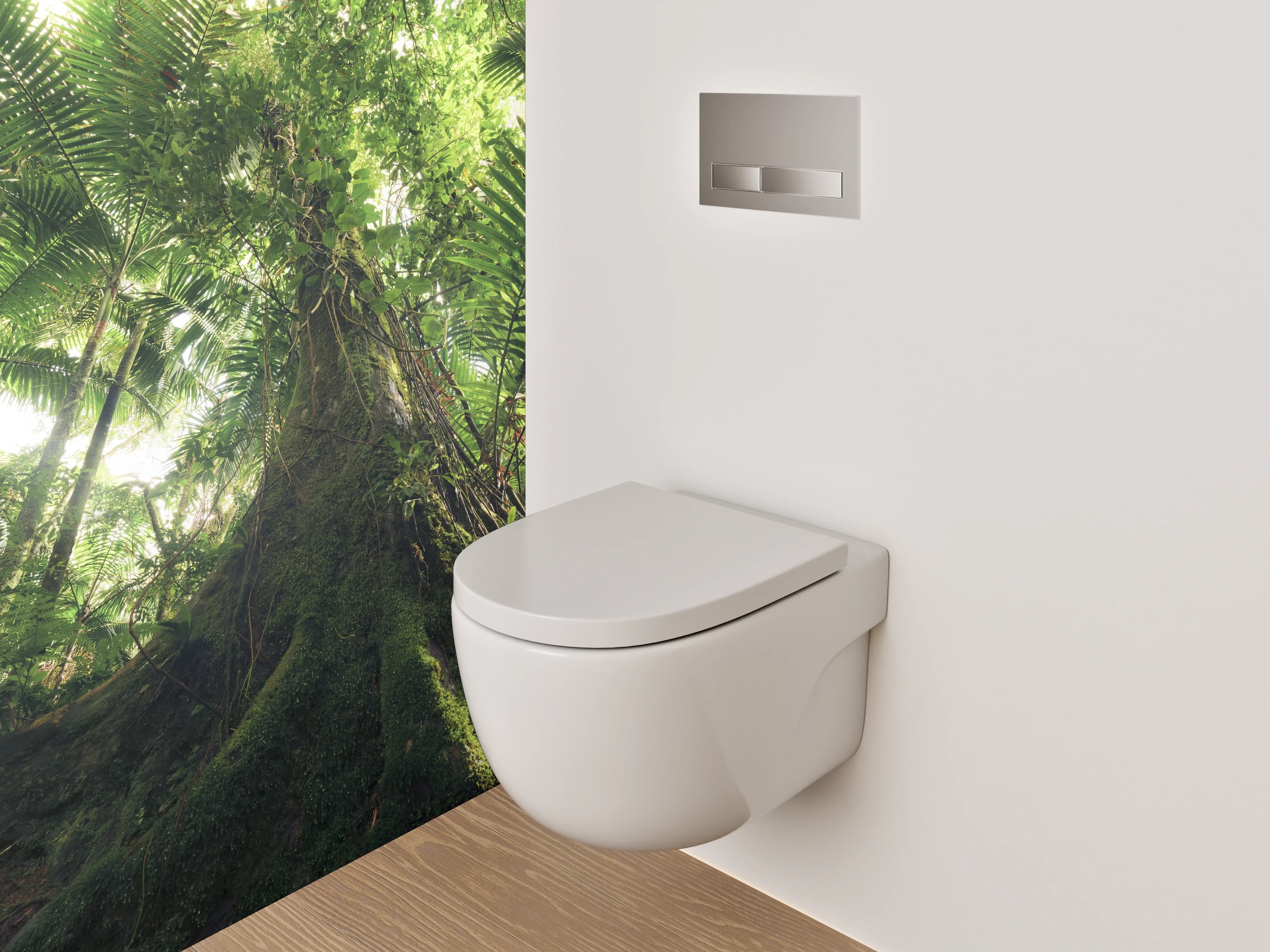 WC-Rückwand - Mystischer Dschungel – Natur pur