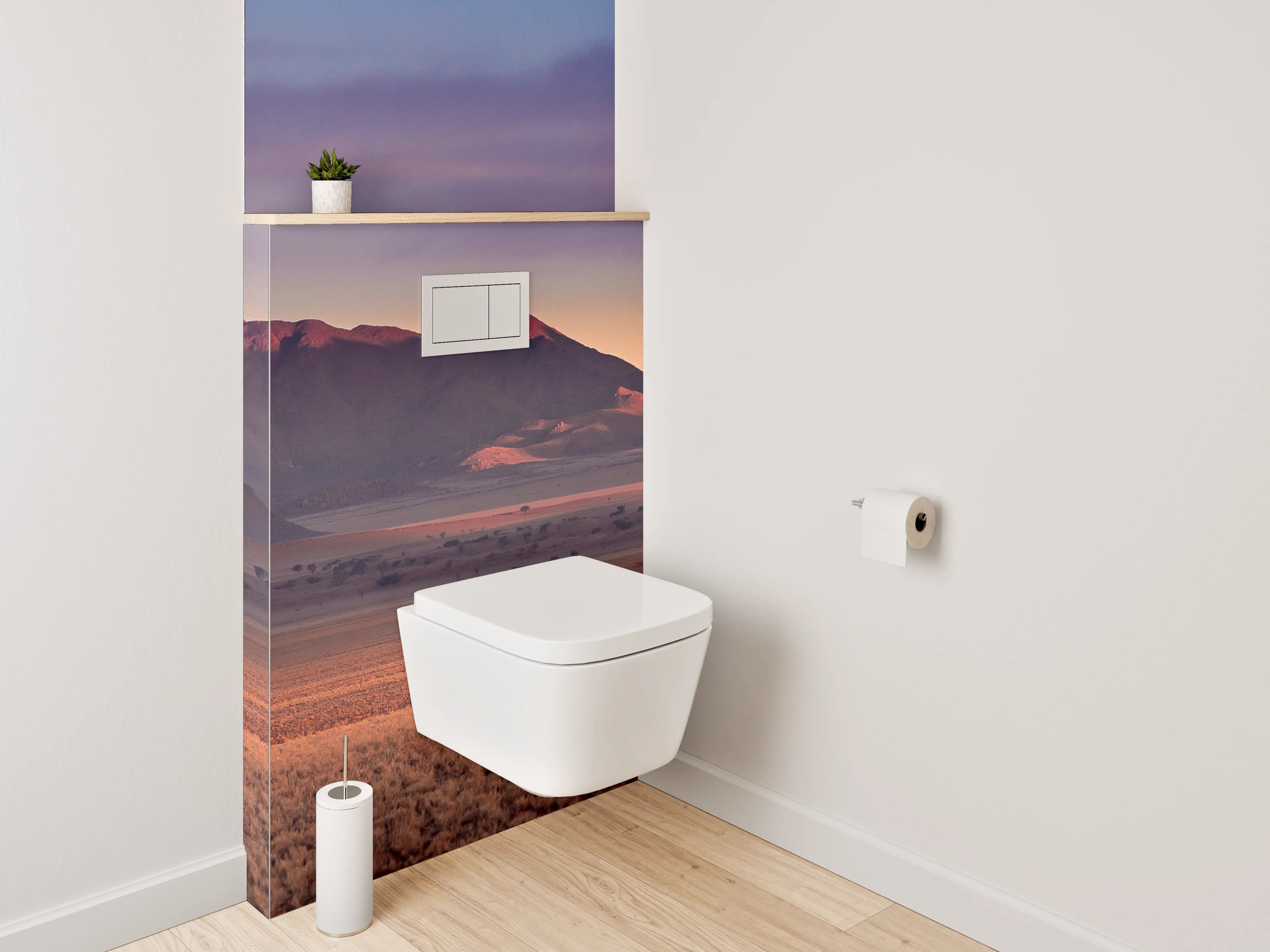 WC-Rückwand - Namib Wüste Panorama Sonnenaufgang