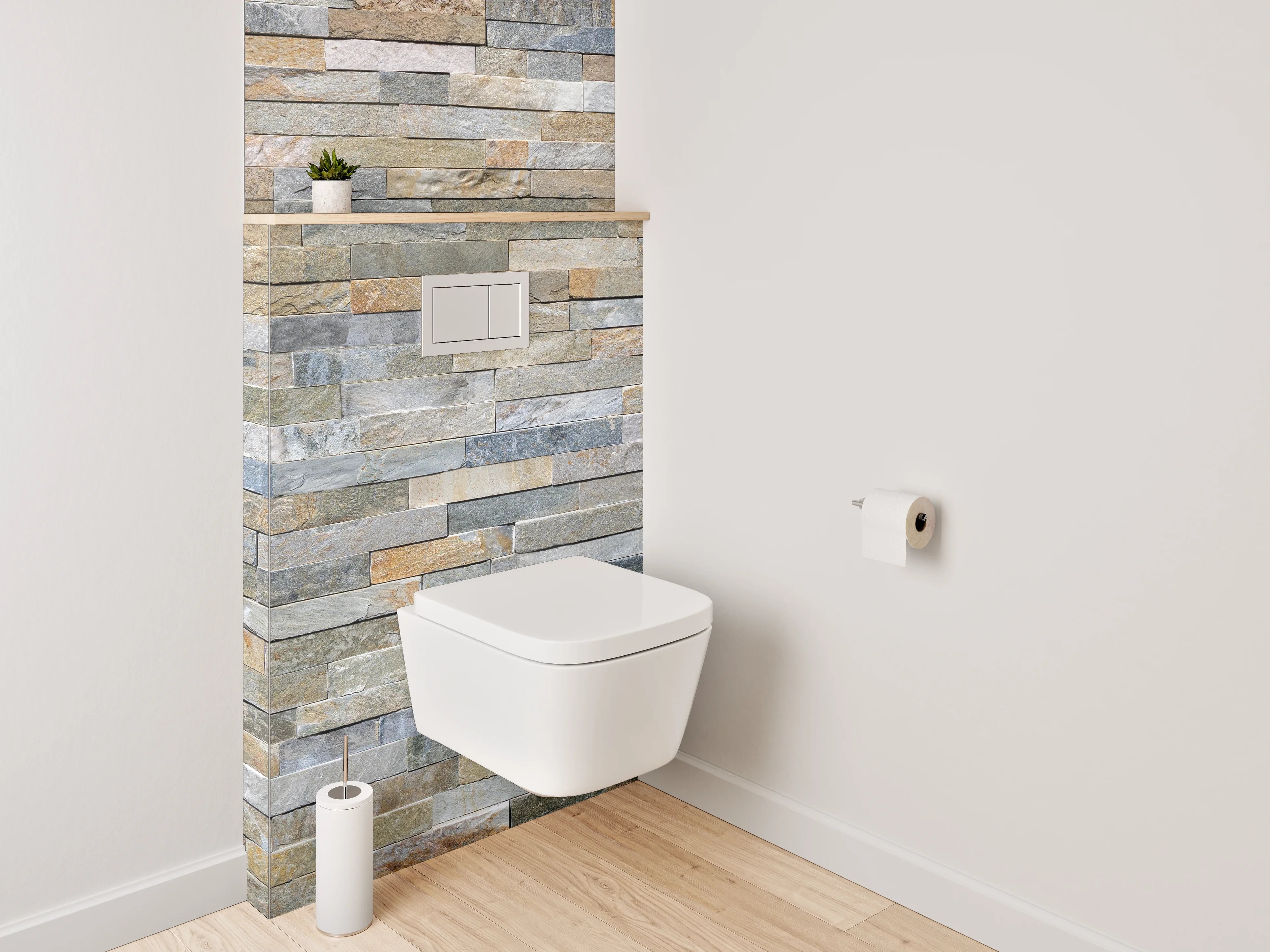 WC-Rückwand - Naturstein Fliesen Wandverkleidung