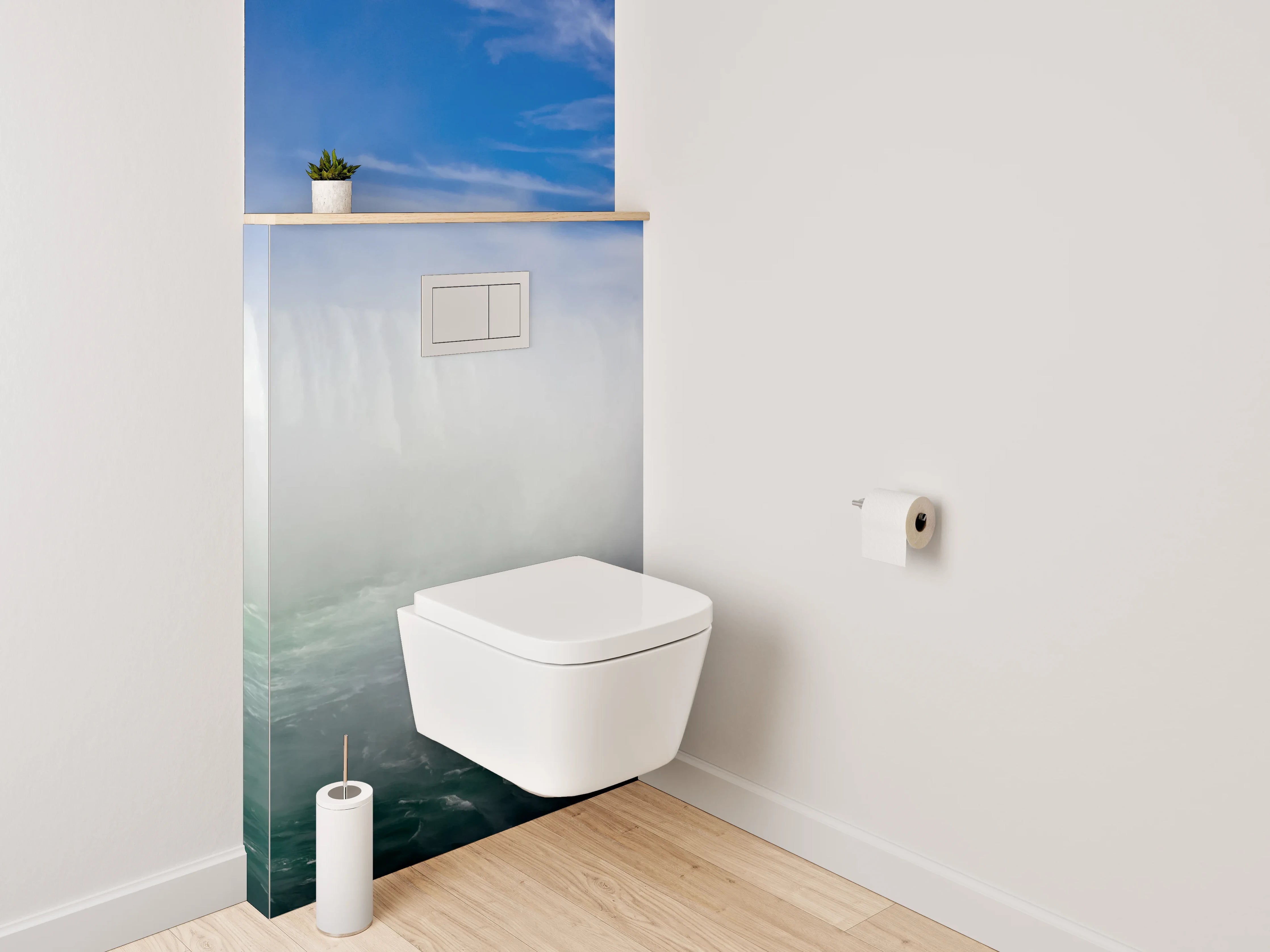 WC-Rückwand - Niagarafälle Panorama Wasserfall Natur