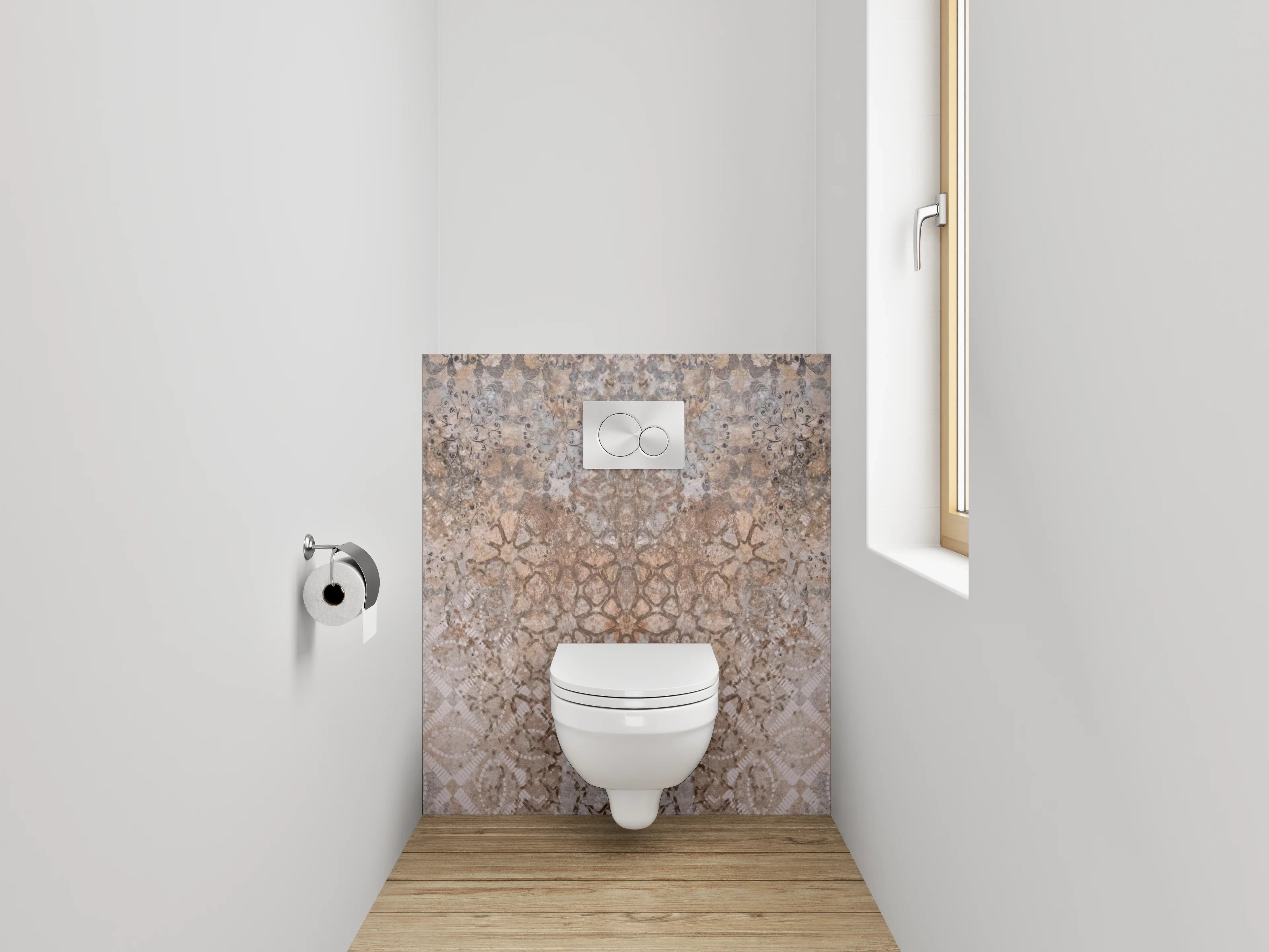 WC-Rückwand - Orientalisches Vintage Mosaik Muster