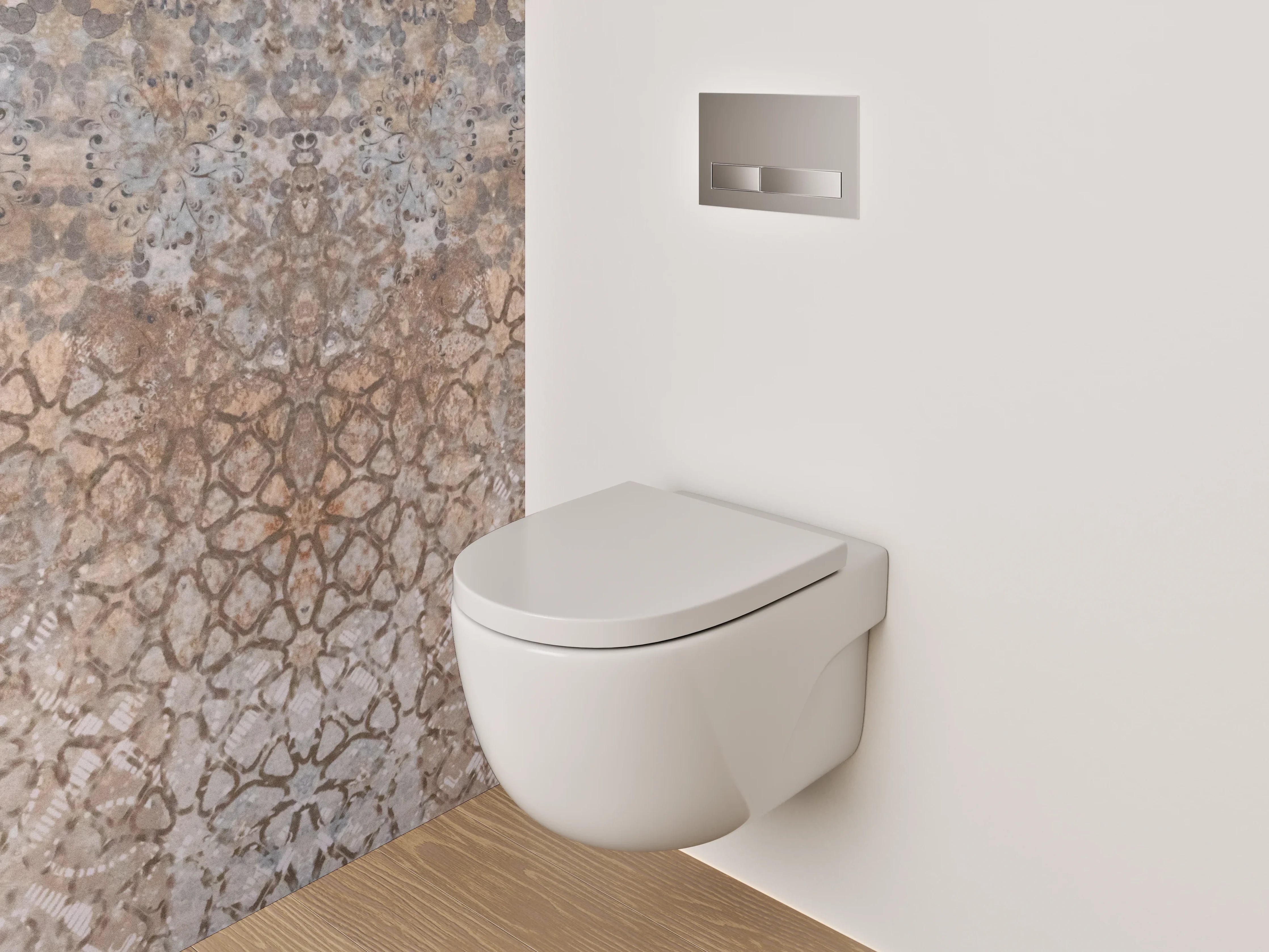 WC-Rückwand - Orientalisches Vintage Mosaik Muster