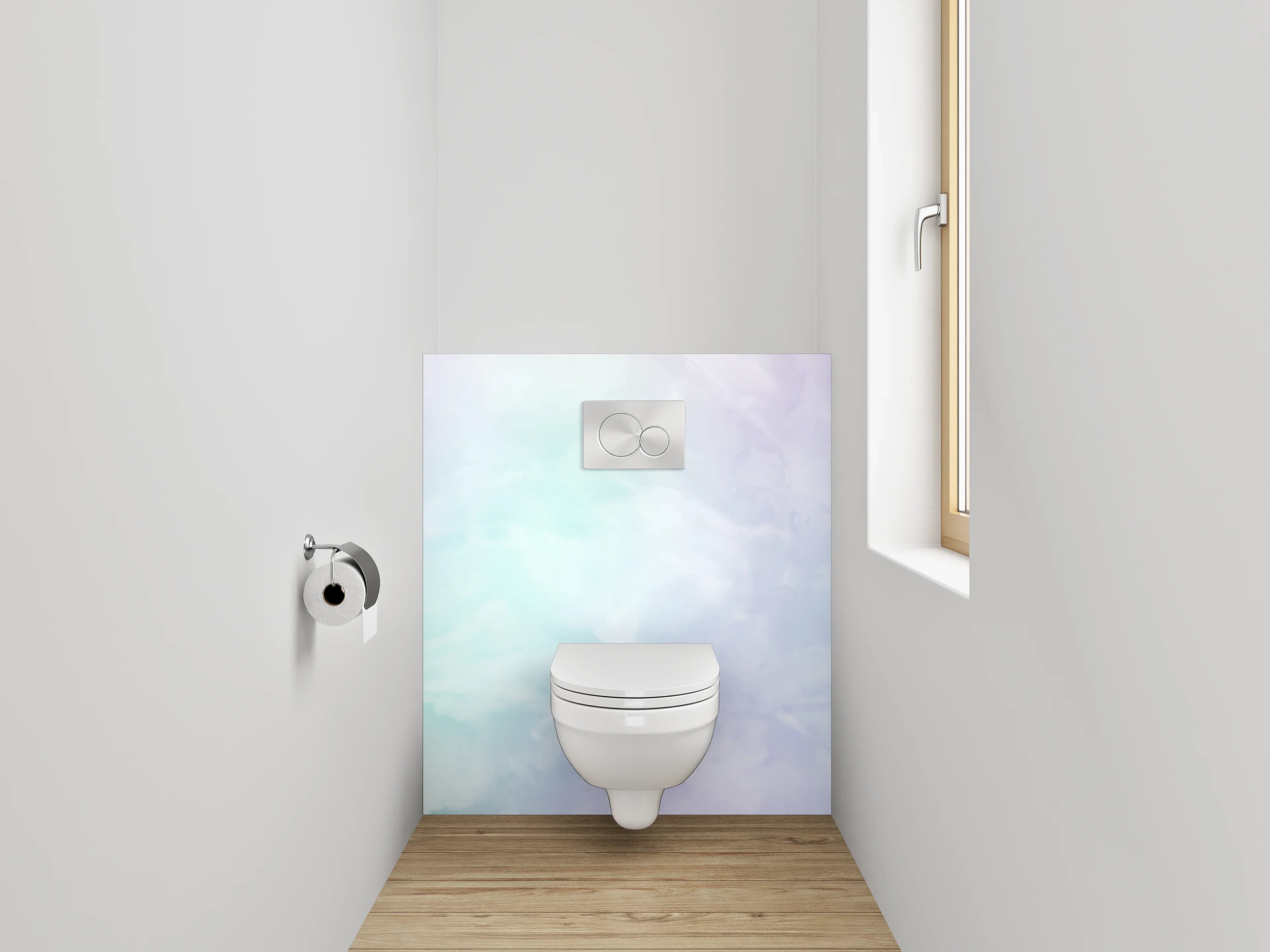 WC-Rückwand - Pastell Marmor Optik Wandpaneel