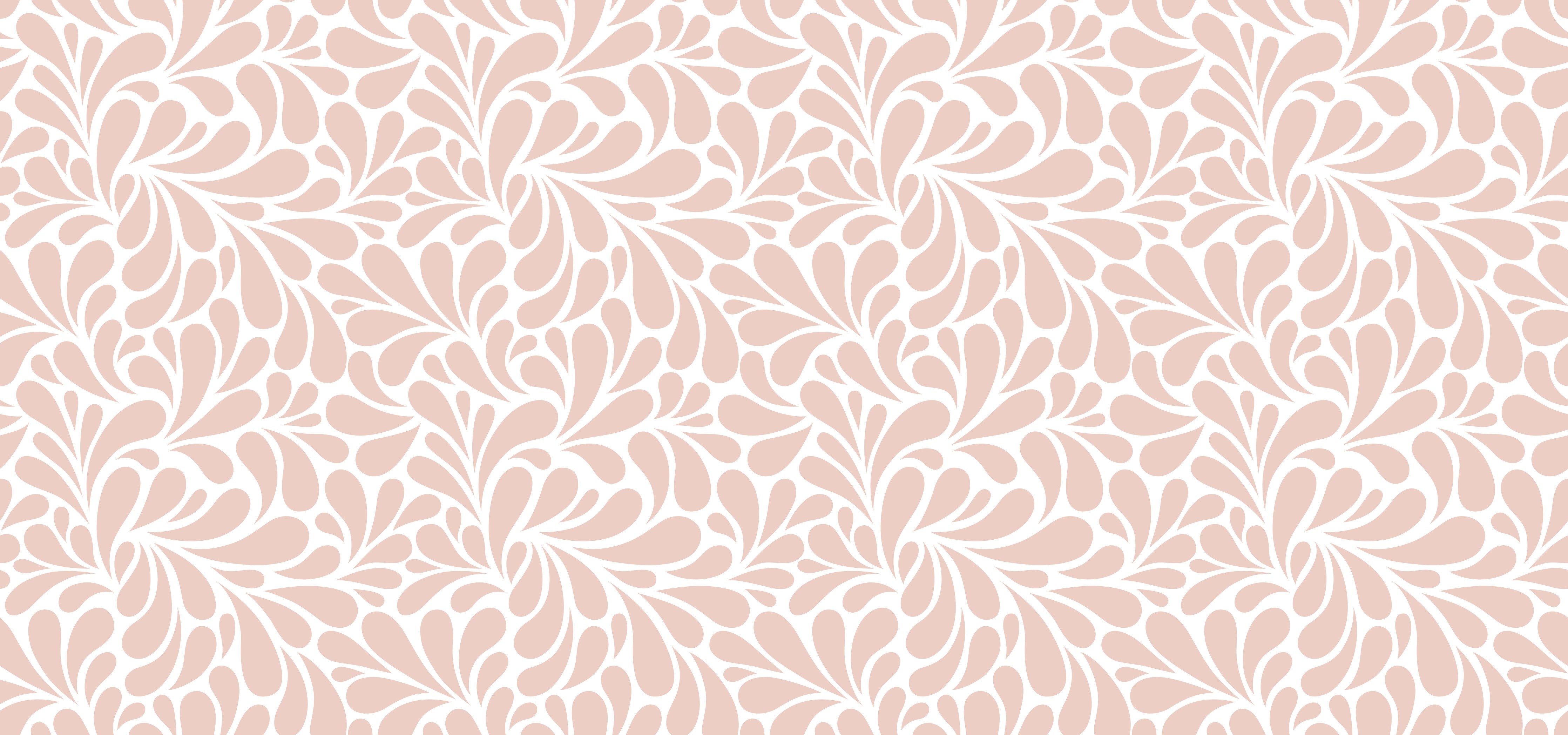 WC-Rückwand-Pastellrosa Ornament-Muster Tapete