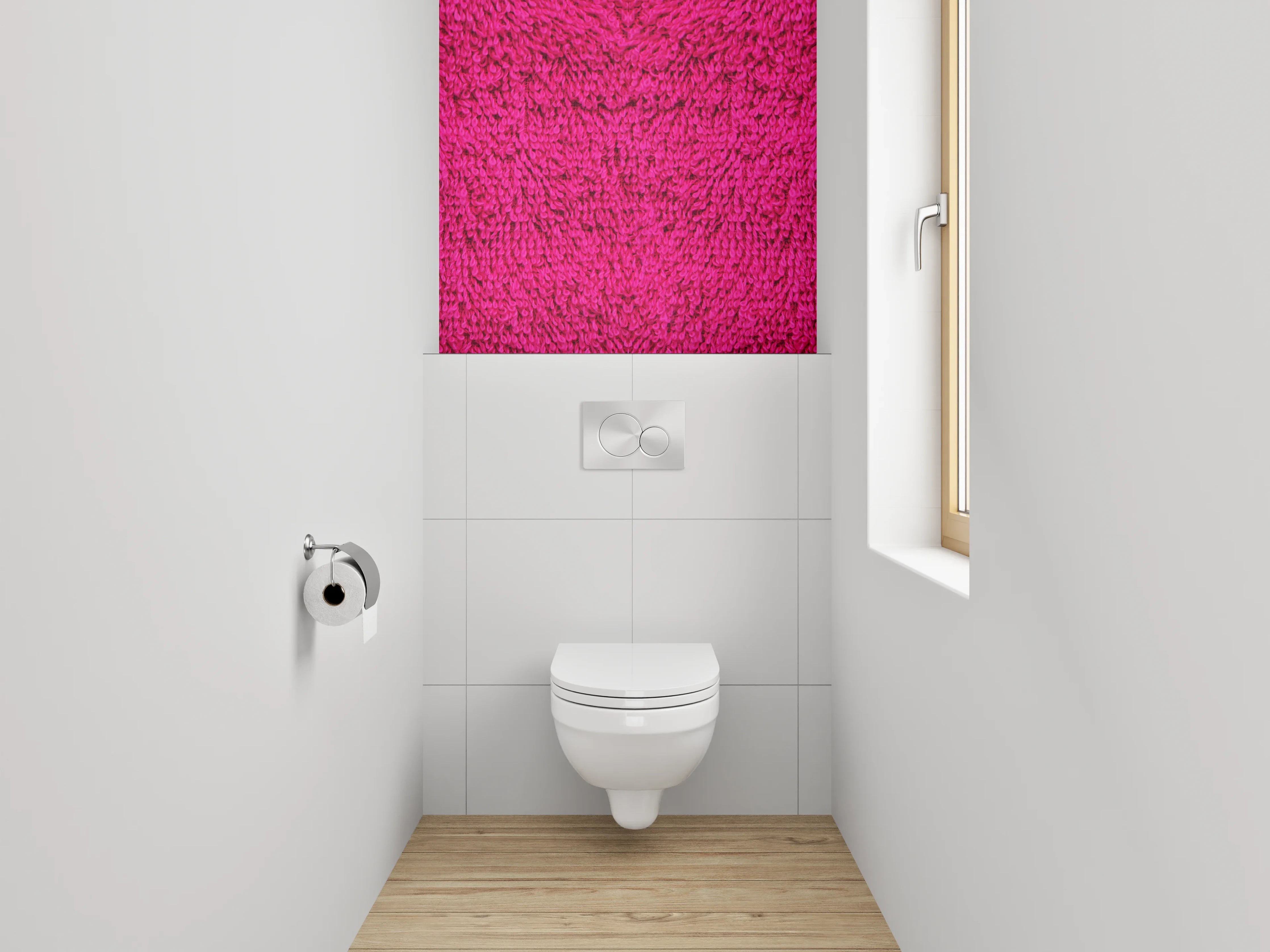 WC-Rückwand - Pink abstraktes Textur-Muster