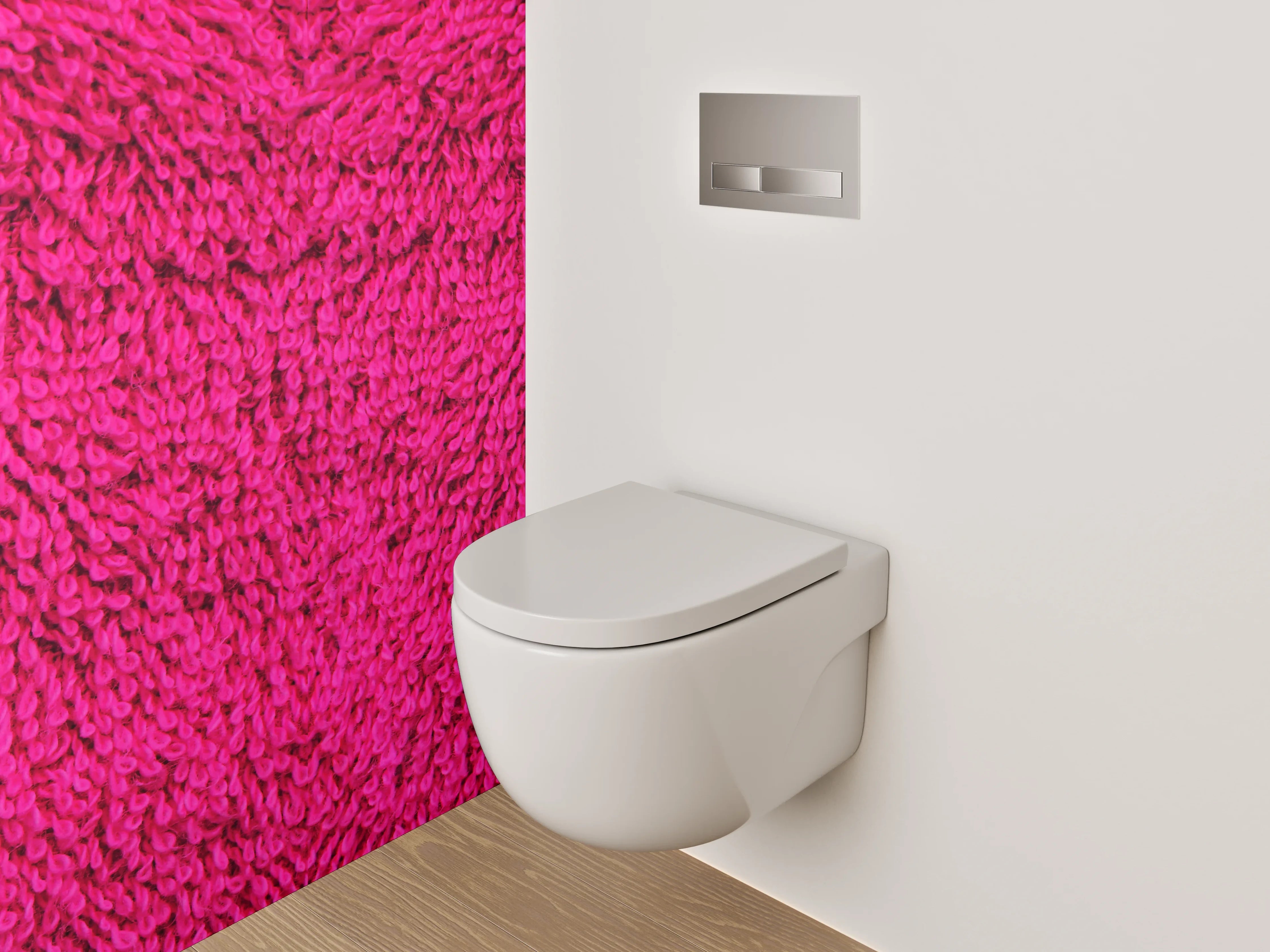 WC-Rückwand - Pink abstraktes Textur-Muster